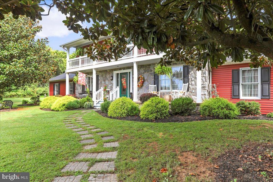 ***MAJOR PRICE REDUCTION***
Welcome to 421 McDonald Drive, the home you've been waiting for! Nestled in the sought-after neighborhood of Tabler Estates in Inwood, West Virginia, this stunning residence offers the perfect blend of luxury, comfort, and convenience. Located just a short drive off Interstate 81, you'll enjoy easy access to nearby amenities while savoring the tranquility of this picturesque neighborhood.
Spanning an impressive 3,588 square feet, this spacious home boasts 5 bedrooms and 3.5 well-appointed bathrooms, providing ample space for family and guests alike. The updated kitchen features granite countertops, stainless steel appliances, and plenty of storage to inspire your culinary creations. Adjacent to the kitchen you will enter the formal dining room and then into the inviting sunken family room with a fireplace and two built-in bookcases serving as the perfect gathering spot for relaxing evenings and memorable occasions. You will find a bedroom and half bathroom on the opposite side of the house on the main floor. Walk up the stairs and find four more bedrooms including the primary bedroom with a walk-in closet and en-suite bathroom.
Step outside to discover your private oasis on a beautifully landscaped 2.5-acre lot. The expansive two-level covered porch invites you to unwind and enjoy serene views, ensuring peace and privacy that's hard to find. 
This exceptional property has been meticulously maintained and thoughtfully updated to offer peace of mind and modern convenience. Recent improvements include new siding, a durable 50-year asphalt shingle roof installed in 2022, and updated soffit and gutters replaced in 2021. New flooring adds a fresh and contemporary feel, while two recently installed HVAC units ensure year-round comfort. Additional features include two versatile outbuildings in the backyard, perfect for storage, workshops, or hobby spaces.
Don't miss the opportunity to make this extraordinary house your new home. Experience the perfect harmony of elegant design, modern updates, and serene country living at 421 McDonald Drive. Schedule your private tour today and prepare to fall in love with all that this remarkable property has to offer!