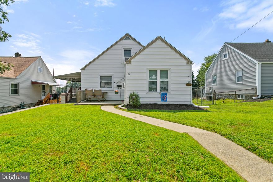 ***OPEN HOUSE! Saturday 12/13 from 11am-1pm*** Here's the turn-key home you have been waiting for at an AMAZING price! Welcome Home to 26 Green Lane in Aston! This charming single home with a  huge yard has been well-maintained and is ready for it's new owner to make their own memories. Enter the home to find an open-concept living and dining room boasting tons of natural light and a gas fireplace for extra cozy vibes. The space flows seamlessly into the kitchen, complete laminate flooring and neutral tones. Off the kitchen, you will find a second entrance leading to your shared driveway and massive fenced in yard! Summer 2026 is calling your name with all the barbecues you can host here. Get ready to create your own backyard oasis! Head back inside to find two generously sized bedrooms on the first floor and a full bath. Upstairs, you will find the third bedroom, which spans the length of the house and offers lots of closet space. This space is big enough to not only be a bedroom but also double as a home office, playroom, added living space... the choice is yours! Head down the partially finished basement to find additional living space as well as storage and laundry. Additionally, feel comfort in ownership in knowing that the heater was just replaced in 2023 and the hot water heater in 2024! 26 Green Lane is minutes from I-95 making your commute an absolute breeze. Located in Penn-Delco School District... this home has it all! If you are looking for a beautiful, move-in ready, three bedroom single with an awesome yard, this is the one! Don't wait... schedule your private tour today!