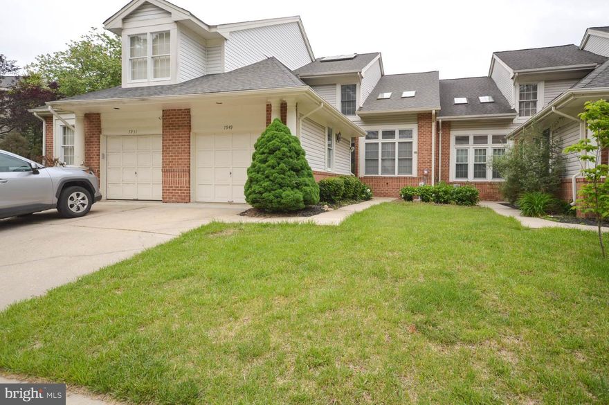 You're going to love this townhouse. It's very quaint and has it's own uniqueness. But what you'll fall in love with first and foremost is the view of the Lake from your back deck. Start your mornings there. Work out there during the day. Wind down after a long day taking in the view and the serenity! And of course the interior will also delight. You'll have to come in and feel the homeyness, and bask in the natural light. There's a family room adjoining the kitchen with a fireplace. And your bedrooms and two full bathrooms will be on the upper level.   Overlooking the living room is a Loft, which is a great place to work, or to exercise, or to do crafting, or to relax, and anything else you can imagine;  and it's just beneath the skylights.  The flooring throughout has been updated. The master bath has a soaking tub. And the vanity and toilet in the powder room have been replaced. There's a lot to discover in this townhouse with a garage. The basement is unfinished, but you can create your own space. Use your imagination and put your own spin on it. There are rough-ins... You won't be disappointed as you stroll along the walking trail around the Lake! This location is ideal for commuting. You're close to Rt 295, Rt 198, Rt 95, Rt 495, Annapolis, Fort Meade, Washington, DC, Baltimore, Arundel Mills, BWI Airport,  and more. Property is sold AS IS.