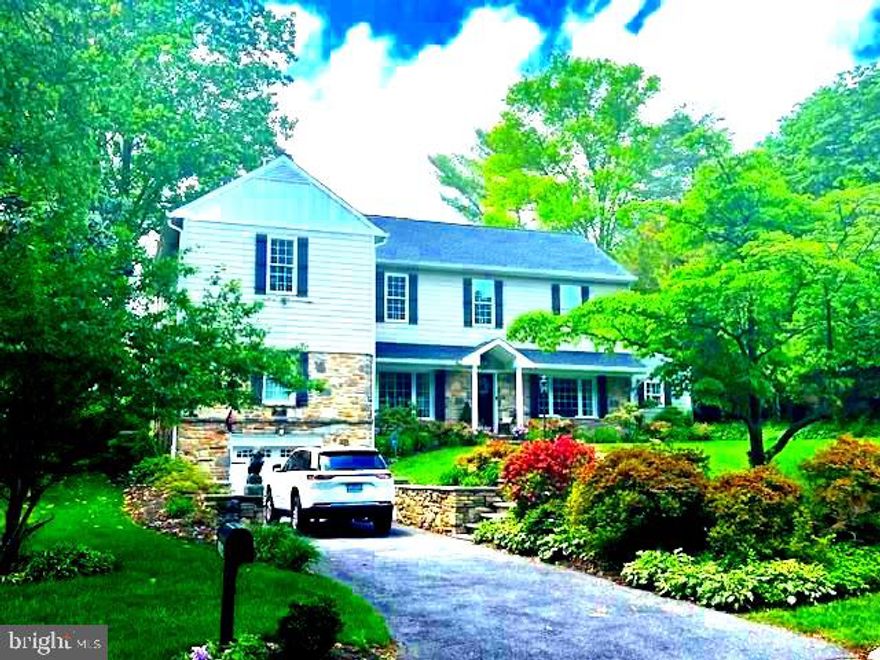 Welcome to this beautifully maintained Colonial home in TOWSON featuring 5 spacious bedrooms and 3.5 bathrooms. Thoughtfully designed with timeless character, this residence showcases gleaming hardwood floors throughout most of the house and a striking stone façade that enhances its curb appeal.  The large, open-concept kitchen is ideal for entertaining, offering ample space for gatherings of any size.   Step outside to the expansive patio, complete with a stylish knee wall that provides additional seating—perfect for summer cookouts or quiet evenings under the stars.
Enjoy year-round comfort with dual-zone central heating and air conditioning. The private, tree-lined backyard is a serene retreat, with mature landscaping that creates a sense of peace and seclusion.  This home blends classic charm with modern living—an exceptional opportunity you won’t want to miss.  Open House Sat May 17th 11am—2pm.  BRING YOUR BEST OFFER !!!