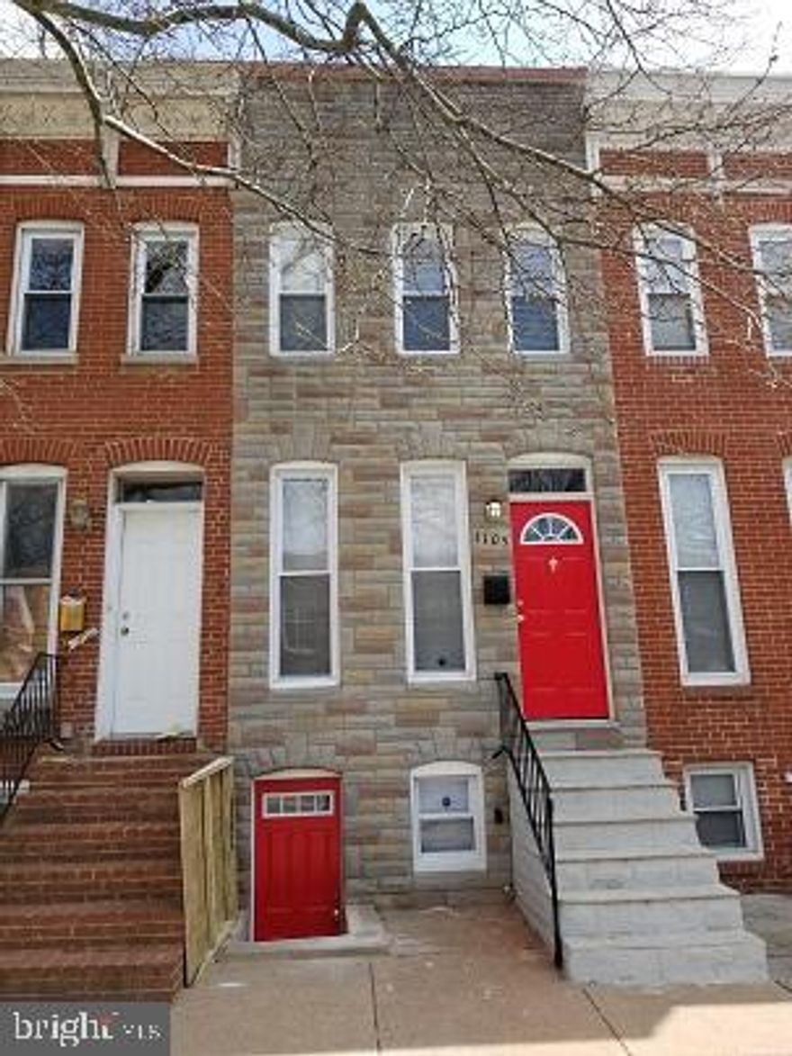 Perfect home medical students or professionals! AVAILABLE AUGUST 1- 3RD, 2022
Call the listing agent for application requirements, strong applicants preferred.  This  is a very well maintained home located in the  in historical neighborhood of Pigtown/Washington Village.  You can walk a couple blocks to the local coffee shop, eaterties, and park.  Rent this cozy renovated  2BR and 2FB home and  enjoy the use of a modern kitchen with granite  bar counter, stainless steal appliances with table space.  The rear patio and fenced yard are great for outside enjoyment. Tenants pays all utilities (gas, electric and water) This property is in very close proximity to downtown, the M&T Bank Stadium, Orioles Park Stadium, UMMC and Routes 295, 395 and 95.