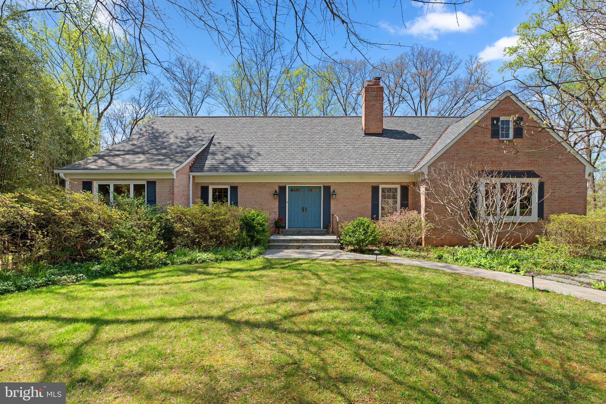 Charming Cape Cod in Bethesda's Deerfield. Easy to show! This elegant custom Cape Cod sits at the end of a quiet cul-de-sac in one of Bethesda’s most desirable neighborhoods. Overlooking the scenic Cabin John Trail, the property offers a rare combination of privacy, natural beauty, and thoughtful design. Surrounded by azalea-filled gardens in the front and peaceful wooded views in the back, the home invites outdoor living—from morning coffee on the screened porch to gatherings on the deck, all accompanied by birdsong and the rustle of leaves. Smart and beautiful renovations in 2018, the home blends classic charm with modern updates. With approximately 4,600 square feet (per floor plan), it provides surprisingly generous space in a serene, storybook setting.
A Home Worthy of its Setting
The main level welcomes you with a gracious foyer. Straight ahead, a large picture window in the formal living room showcases an endless private wooded view. Designed for both comfort and function, the main level includes a formal dining room with French doors opening onto an expansive treehouse-level deck. Mirrored pocket doors seamlessly connect the dining room to a renovated kitchen featuring custom cabinetry, a soapstone island, Carrera marble countertops, a picture window over the farmhouse sink, and French doors leading out to the screened porch. The porch, finished with reclaimed weathered oak barnwood siding – intentionally selected in homage to the street name – provides a peaceful retreat among the trees and flows into the deck. On the opposite side of the kitchen, a side door steps out to a charming herb garden. A cozy family room with wide plank oak floors features wooden beams, a wall of built-in bookshelves, and a fireplace set at a diagonal with a brick hearth.
A main-level primary suite offers convenience and privacy at the other end of the home, away from living spaces, while a powder room and coat closet complete this level.
A curved staircase takes you from the foyer to the upper level. This floor features three generously sized bedrooms, two full baths, and thoughtfully enhanced spaces. The ensuite bedroom includes a well-sized closet and its own bath, while the two additional bedrooms share a spacious bath. A large cedar closet provides convenient storage. A standout feature is the 12.5' x 5' library nook—a smart design by the owner—that elevates the hallway into an inviting gallery with recessed lighting and built-in shelves, perfect for displaying books, art, or collections.
Northern exposure brings sunlight into a versatile room at the end of the hallway. This space, which was originally an attic that the owners transformed into a finished living space, has endless possibilities as a light-filled studio, game room, office, or even an upstairs primary suite.
The lower level adds even more space and functionality to the home. A downstairs guest room, complete with an ensuite full bath, offers privacy and direct access to its own deck with a retractable awning matching those that span the main deck, and overlooking a Zen forest garden. A spacious recreation room opens onto the patio and backyard. Underneath the stairs to the main deck is a custom-built chicken coop, installed in 2020.
This level also includes a laundry room with built-in shelving, and a second walk-in cedar closet that can readily be converted to a sauna or half-bath. The owner cleverly set off extra space in the two-car garage with a sliding door, creating an unfinished workshop/studio. Don't miss the spacious storage room with a third cedar closet and shelving units that convey.
Situated just outside the Beltway, Deerfield is conveniently located to multiple shopping and recreation centers, and enjoys access by foot through the neighborhood to two elementary schools. Spacious living areas, thoughtful details, and a pristine connection to nature, all just 30 minutes to downtown DC,