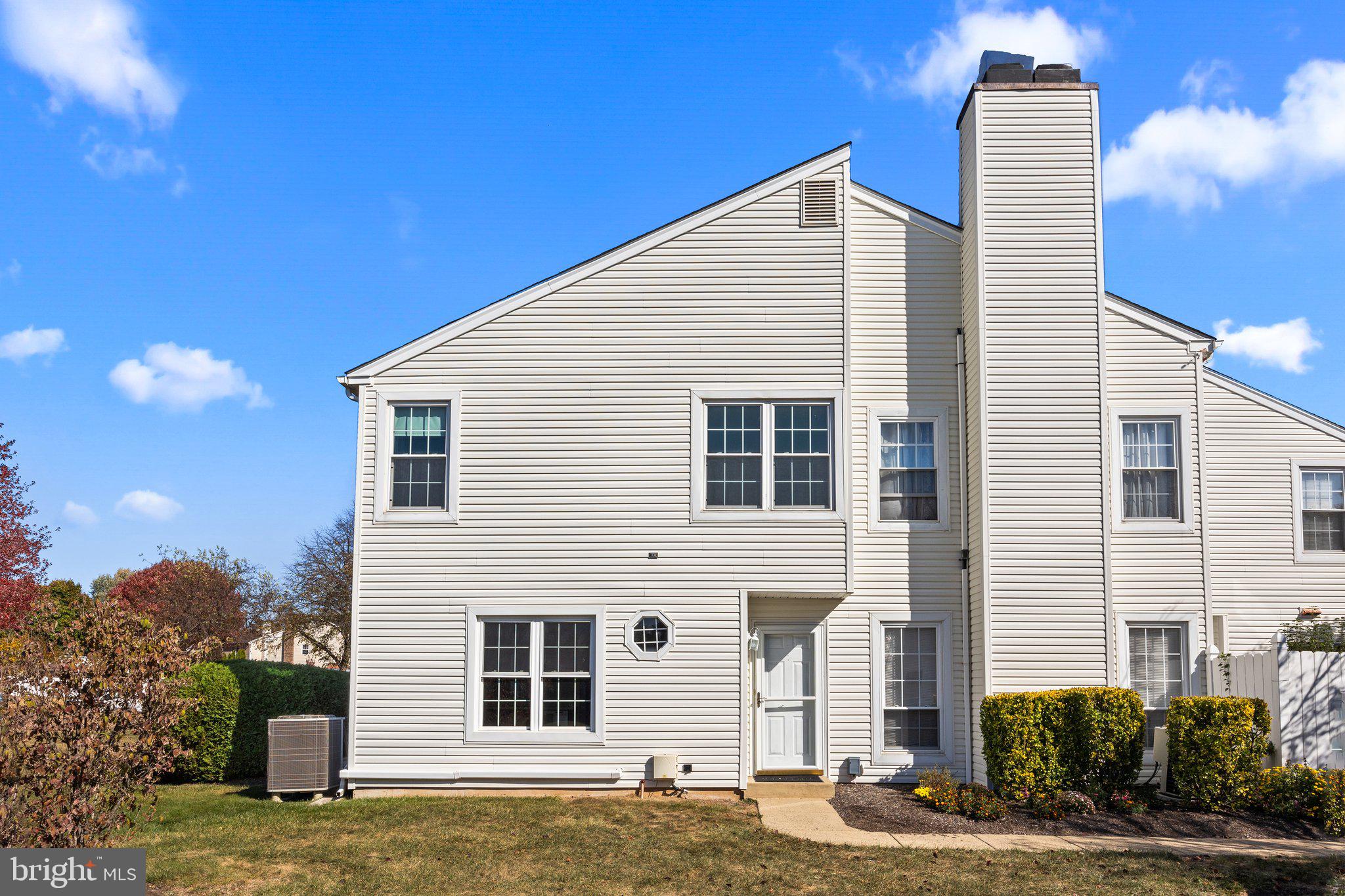 Welcome to 55 Portsmouth Ct in the award-winning Council Rock School District. This 2-story townhome is situated in the back of it's building with views of open space that provide a quiet and private setting. Included with the property is 2 parking spaces conveniently located in a shared driveway, steps away from the front door. The main floor features the kitchen with stainless appliances, large great room with decorative fireplace, powder room and access to a private patio. Upstairs you will find 3 nicely-sized bedrooms, full bathroom with newer shower, conveniently located washer/dryer, large hall closet and pull down stairs providing access to the attic with flooring, ready for your storage needs. Located in the Village Shires Community which offers an array of amenities, including 3 swimming pools, tennis courts, basketball courts, and playground.
