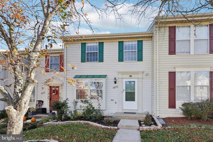 Seller offering seller concession towards kitchen appliance. 
Welcome to 43494 Postrail Square, a 3-bedroom, 3.5-bath townhome quietly set within the established Ashburn Farm community of Ashburn. Surrounded by mature trees and open green space, this home offers three finished levels of beautifully balanced living—comfortable, connected, and full of natural light.

The main level feels warm and inviting from the moment you step inside. Hardwood floors guide you through an open layout where the living and dining areas flow effortlessly together, creating a space that feels both elegant and easygoing. The large eat-in kitchen is the heart of the home, offering generous table space, a center island, and direct access to the rear deck—perfect for relaxed mornings, casual gatherings, or evenings that drift outdoors.

Upstairs, the primary suite is a quiet retreat, with vaulted ceilings that lend a sense of space and light, a walk-in closet, and a private bath with timeless finishes. Two additional bedrooms and a full hall bath complete the level, each offering comfort, soft new carpet, and a calm, restful tone that makes every room feel like its own haven.

The finished lower level adds another layer of livability, featuring a spacious family room anchored by a cozy gas fireplace, a full bath, and a dedicated laundry and storage room. It’s the kind of flexible space that easily adapts—movie nights, a home gym, or simply a quiet place to unwind.

Recent updates include new interior paint throughout, new carpet on the upper and lower levels, and refreshed lighting that brightens every corner of the home.

Out back, the large deck extends the living space outdoors, overlooking the fenced yard and open common area. A reinforced section has been specially designed to support a hot tub, offering the perfect setting for relaxation and quiet evenings under the stars.

Life in Ashburn Farm means access to resort-style amenities including multiple swimming pools, tennis and basketball courts, playgrounds, and more than twenty miles of scenic walking and biking trails. Everyday conveniences and dining options are minutes away, and commuters will love being less than ten minutes from the Ashburn Silver Line Metro Station, offering direct access to Reston, Tysons, and downtown Washington, D.C. Major routes—including Route 7, the Dulles Greenway, and Route 28—are all nearby, with Dulles International Airport less than twenty minutes away.

43494 Postrail Square offers comfort, warmth, and a genuine sense of home—set in a community where convenience and connection come naturally.
