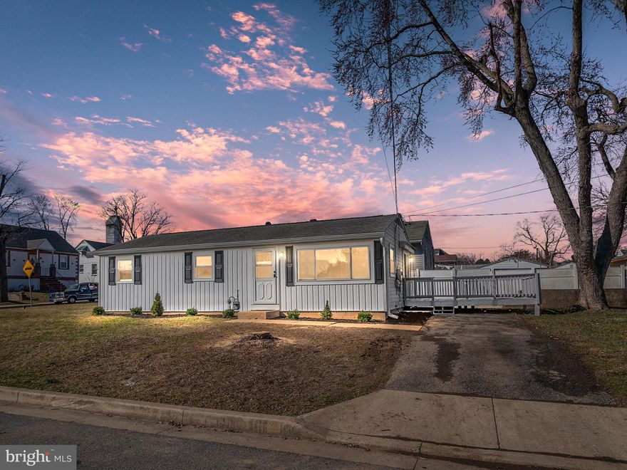 Beautiful Updated Rancher features Updated Kitchen with Stainless Steel Appliances, Granite Countertops, Finished Basement, Updated Bathrooms, New Floors Throughout and Freshly Painted.  House sits on a nice size corner lot.  Put this one on your list!  Sold As Is but Home Inspections are welcomed.