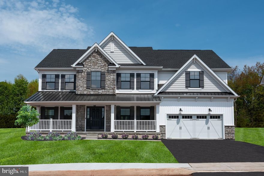 The popular 3,409 sq. ft. Chatham is a dream come true! A private first-floor study with optional exterior door makes working from home practical and convenient. The two-story great room, with a second staircase, will be the ideal place to gather friends and family to cheer for your favorite team! Upstairs, a soaking tub in the owner’s suite creates an exclusive spa where you can relax and let your worries melt away. Three more bedrooms provide ample space for kids or overnight guests.
Welcome to Melville Run, a new construction home community with 4 spacious home sites located in the desirable Valley Forge area. You'll be at the center of an array of local conveniences. Less than 3 miles away is the lively main street of Phoenixville, with several brewpubs, year-round cultural events, locally owned shops, and a historic theater. Explore the history and nature at Valley Forge Park which is less than 2 miles away. Homesites 1, 3, and 4 floor plan have already been pre-selected, and include 4 bedrooms, 2.5 bathrooms, a bright morning room, oak stairs and much more. On the outside, these homes will reflect a modern Farmhouse style with stone, metal roofing, and black windows. On the inside, you can create the home of your dreams with the help of our design team.