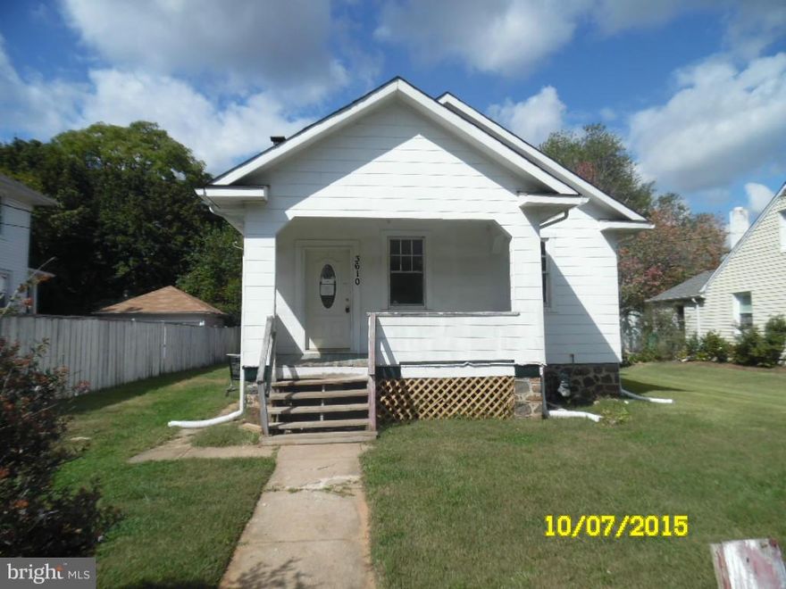 Wonderful chance to own this value priced home. New Roof. Enjoy nice room sizes. Large, fenced back yard for fun and entertainment. Additional finished space in the basement can be used as family/rec room, and plenty of room for extra storage. Convenient location close to beltway and shopping, and minutes to downtown Baltimore.