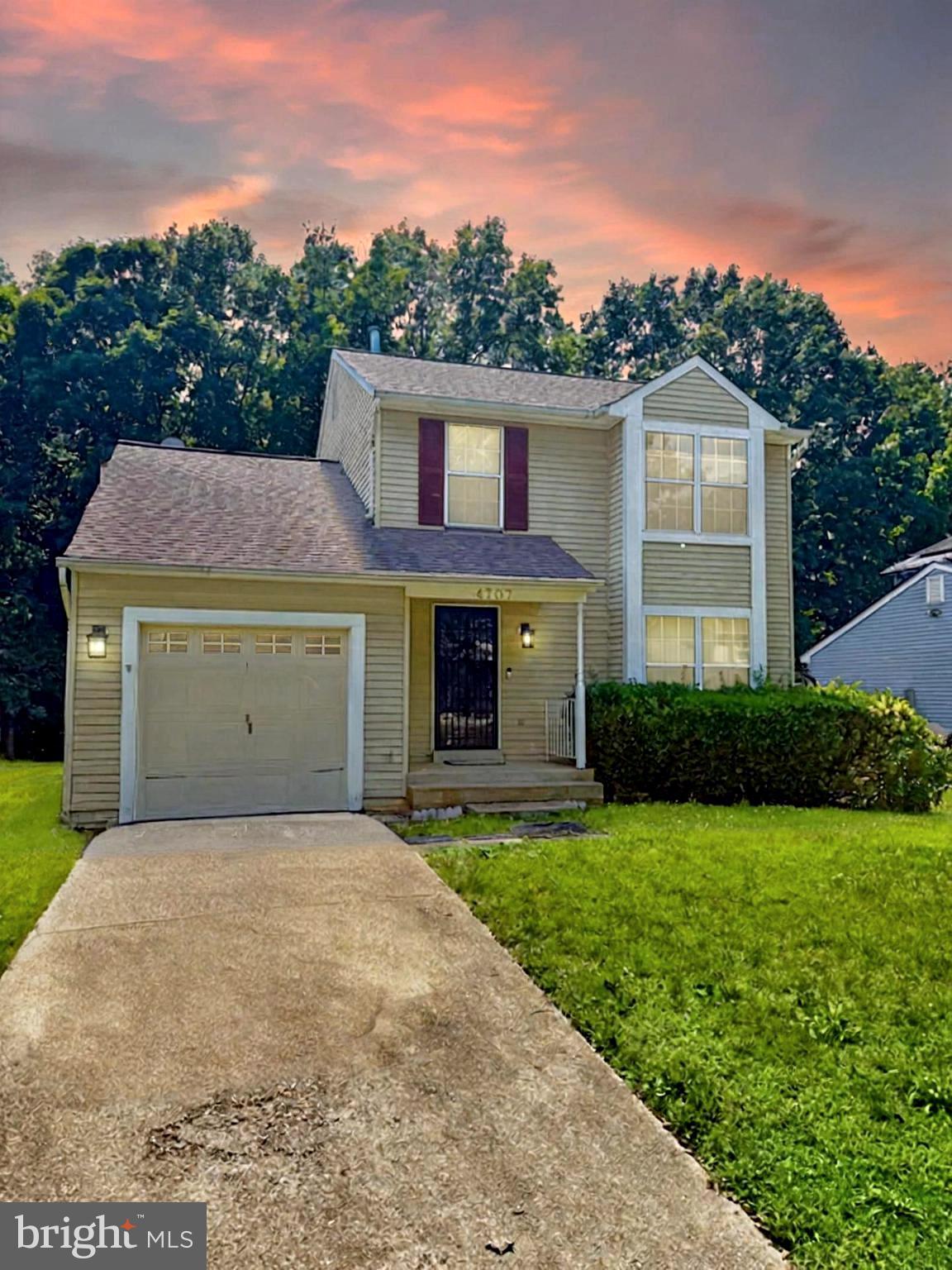 Welcome to 4707 John St in Suitland, MD—an inviting 3-bedroom, 3.5-bath home that’s been thoughtfully maintained and mostly updated throughout. Nestled in Prince George’s County, this home offers the ideal combination of suburban comfort and city convenience, just minutes from the D.C. line, major commuter routes, and multiple Metro stations.
Inside, you’ll find a functional layout with a welcoming main level that features an updated kitchen, a formal dining room, and a convenient half bath for guests. The kitchen has been refreshed with modern finishes, making it a great space for cooking and entertaining. A sliding glass door off the dining area is in place and ready for a new homeowner to build the patio or deck of their dreams—creating the perfect transition to outdoor living.
Upstairs, you’ll find three generously sized bedrooms and two full bathrooms, including a comfortable primary suite. The lower level is fully finished and offers a large open space perfect for a rec room, home gym, playroom, or entertainment area. There’s also a full bathroom and a laundry room, adding to the home’s overall functionality.
The backyard is spacious and offers a clean slate for you to design a custom outdoor retreat—whether it’s a garden, play area, or entertainment zone. The property also includes a 1-car garage, private driveway, and abundant street parking for your convenience.
Located in the heart of Suitland, this home puts you close to everything—schools, parks, shopping, Andrews Air Force Base, and the Suitland Federal Center. Whether you're a first-time buyer, growing household, or someone looking for move-in ready space with room to personalize, 4707 John St is a fantastic opportunity in a well-connected community.