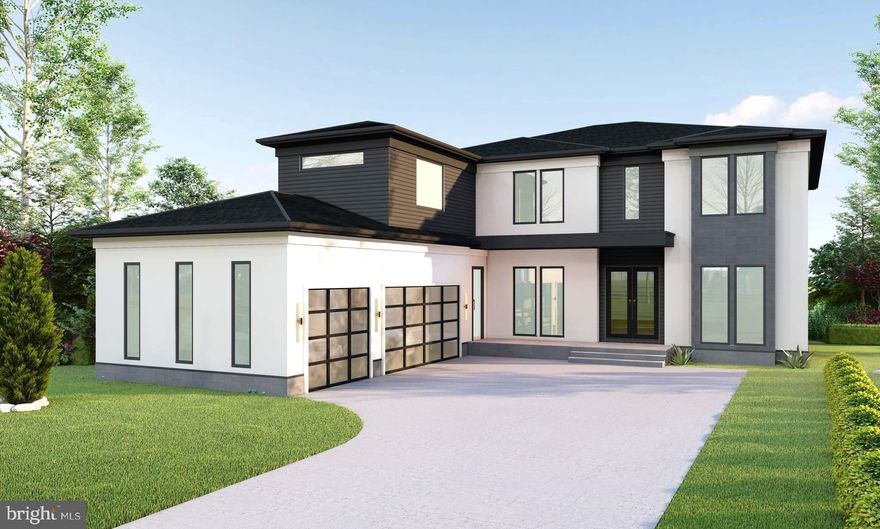 Opulux Homes presents a unique PRE-SALE opportunity for a luxurious custom-designed home on a rare .58 acre lot in the sought-after Vienna, VA.  With an expected delivery date of February 2026, buyers can secure the house at pre-construction pricing. This  7800 sqft home with an oversized three-car garage features 7 bedrooms/7.5 baths and an upper-level loft, providing ample space for a comfortable and luxurious lifestyle. The home's design is elegant and modern, featuring a modern transitional exterior with floor-to-ceiling black windows that flood the space with natural light. The open floor plan includes an expansive dining and living room, a sunlit family room with a linear fireplace, a main floor bedroom suite, a mudroom, a modern kitchen and a spice kitchen with top-of-the-line appliances, shaker cabinets, and an oversized quartz center island. The main floor also opens to a composite covered deck for seamless indoor-outdoor living. The upper level boasts four sun-drenched bedrooms, each with a walk-in closet and private en suite bathroom, a secluded primary bedroom with a spa bathroom that includes his and her toilets, and large picturesque windows overlooking the private backyard. The fully finished lower level (walkout basement) features an expansive sunlit rec room, pre-wired media room, wet bar, two bedrooms, exercise room and an optional fireplace. As with all Opulux Homes, the construction of this property is of the highest standards, including 10 ft ceilings on the main and upper levels (bedrooms) with 9ft ceilings in the basement, exquisite modern moldings with custom LED lighting, wide plank oak hardwood floors, custom porcelain tile in every bathroom, and Kohler toilets. The house also features modern handrails, Marvin/Anderson black windows, LED ambient lighting, tray ceilings in the family room, custom cabinetry in every bathroom, and an EV outlet in the garage. The construction is also of the highest quality with 2x6 exterior framing, upgraded studs and subfloors, foam insulation package, extra-wide foundation walls, PVC exterior trims with James Hardie soffit and trim products and architectural shingles. This is a unique opportunity to create your dream home with the help of Opulux Homes, known for its high-end luxury market homes. The location offers easy access to amenities, major highways, and metro stations, providing a connected lifestyle without compromising luxury. Interested buyers are encouraged to contact the listing agent to schedule a meeting with the builder. Photos shown are from a recently completed project by the builder and are for illustrative purposes only.