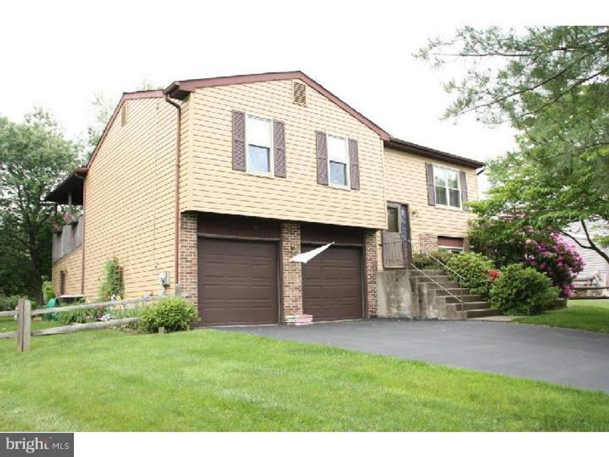 FRESHLY PAINTED THROUGHOUT, on a private cul de sac, this 3 bedroom 2   bathroom Newtown Crossing home has been nicely maintained and improved. First floor living room and dining room are flooded with light. The updated kitchen overlooks a private backyard complete with storage shed. The covered deck offers another full room of living space on the first level. The lower level with walk-out addition can be used as a fourth bedroom, a home office or a wonderful playroom. The seller has already added a full bath. The cozy family room leads to the two car garage. Another great feature in this home is a workroom and another space which has been used as an office but can be converted back to cedar closet. All this and amazing access to the Route 332 and 95! And of course, award winning Council Rock Schools.