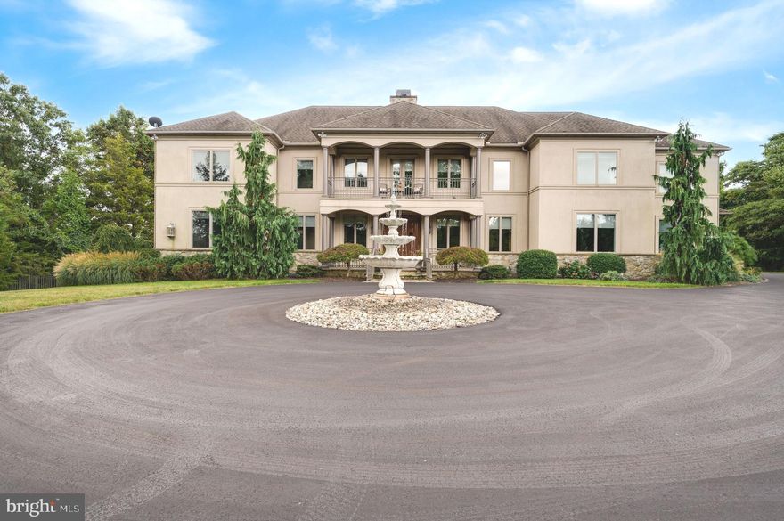 This stunning home is a must see, overlooking the Exclusive Ledgerock Country Club.

Just what you are looking for and much more!  A peaceful rural setting, yet a few minutes to all the amenities and just over an hour to Philadelphia suburbs.  This home was made for anyone that loves space and beauty, privacy, amenities and luxury.   With Postcard Perfect Scenery from every angle.  
  This home has so many options.  Don’t we all love options?   Perfect for your family, perfect for entertaining, perfect for working from home (and how about taking a swim during your break), perfect to have another family share with you, in law floor or grown children and their family. Statistics are showing that this is what families are looking for and with this home would be amazing due to the size and generous space and all oak interior elevator to each of the 3 floors, entrances, 4 terraces, pool and so much more in meticulous condition.

This home boasts tasteful décor and custom painting throughout.  As you pull into the entrance you will notice the stone entrance columns with hidden intruder detectors.  The circular driveway is beautiful with a 5-tier lighted fountain.   Bedrooms, offices, on both floors as well as 6 bathrooms, 2 Master Suites, a laundry room complete on the first and second floor, central vac throughout, 5 fireplaces, full gourmet kitchen on the first and second floor and the lower level has a kitchenette for your outside entertaining as a bonus. The lower level showcases a theater room with 8 movie chairs and full entertainment system for showcasing your movies or streaming, work out room, game room with shuffle board, pool table and more, full bathroom, changing room and beautiful sauna.    You can head outside  through just one set of the French doors in this home to a  beautiful patio surrounding the heated inground pool.  The pool house has a patio as well  and plenty of room inside for your things.   4 car garage with Pet Shower and 2 garage heaters and an emergency generator.  Propane tank is owned as well.  Ample parking for all of your guests.   An additional storage shed is in the lower woods for more storage.
This home will not disappoint! From the property to the home itself.   
The property sits on a 1.76-acre located close to all the major highways and all the Amenities minutes away.  About an hour to Philadelphia.  A few minutes to 10, 422, 222, and the PA Turnpike.