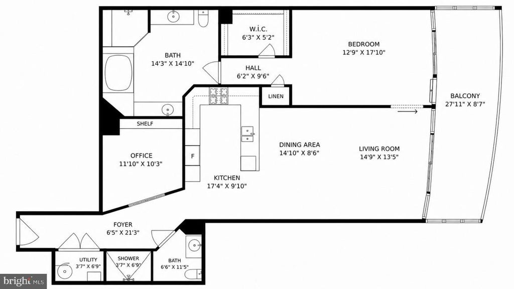 Photo of 1881 N Nash Street #1607, ARLINGTON, VA 22209 (MLS # VAAR2074716)