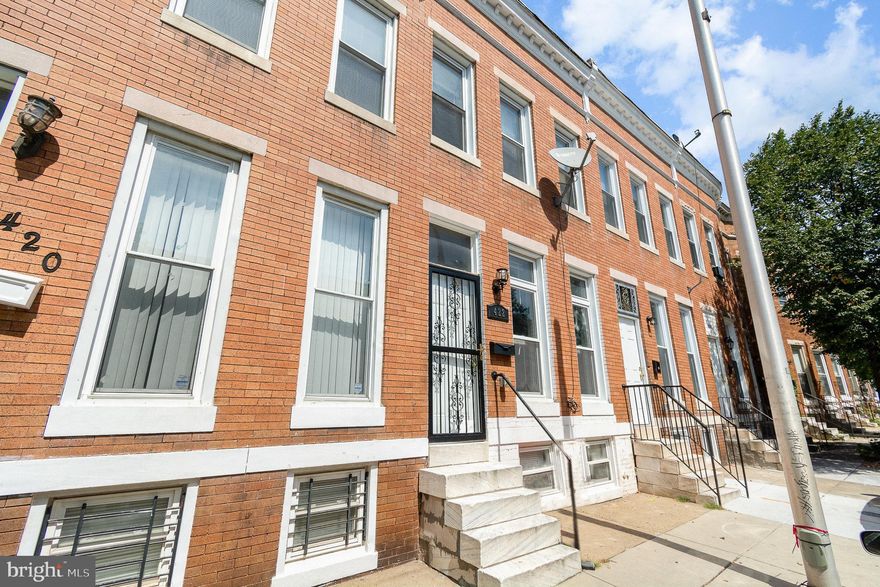 Welcome to 422 E. Lorraine Street, Baltimore, Maryland - where classic charm meets modern convenience! This delightful 2-bedroom, 1-bath home is a true gem in the heart of Baltimore.

As you step inside, you'll immediately notice the beautiful hardwood floors that grace the entire home. These elegant floors not only enhance the aesthetics but also offer durability and easy maintenance for your daily living.

The kitchen is a chef's dream, featuring stunning granite countertops that provide ample space for meal preparation and a touch of luxury to your culinary adventures. 

One of the standout features of this home is the generous room sizes. Each room exudes a sense of spaciousness that allows for versatile decorating and comfortable living. You'll find plenty of room to arrange your furniture and create your own unique spaces to fit your lifestyle.

Sunlight floods through the windows, filling every corner of the home with a warm and welcoming glow. Natural light lovers, you'll appreciate the cheerful ambiance created by the abundant sunshine throughout the day.

Step outside to discover the partly fenced back patio, a blank canvas for your imagination.

In summary, 422 E. Lorraine Street is more than just a house; it's a place where comfort and style come together harmoniously. Don't miss the opportunity to make this charming property your new home. Contact us today to schedule a viewing and experience the beauty and warmth of this Baltimore gem for yourself!



Tenant occupied at $1200/month till November 30, 2023.