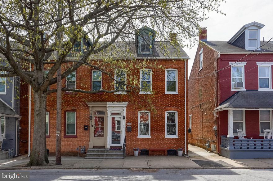 This charming brick home in Columbia Borough offers a great mix of character and everyday comfort. The first floor features a traditional layout with double living rooms, a formal dining room, and a spacious kitchen.

The second floor includes three bedrooms along with conveniently located laundry, while the attic provides a fourth bedroom with plenty of flexibility for a guest room, home office, or additional living space.

Step outside to a fenced backyard with off-street parking. Ideally situated in a highly walkable location, this home is just a short distance to local shops, restaurants, and everything Columbia has to offer.