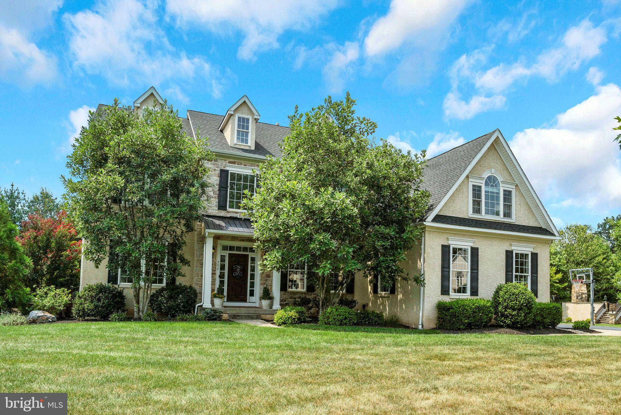 🏡 Stunning 4-Bedroom Home in Prestigious Upper Gwynedd Neighborhood!
Welcome to 392 Langberg Lane, a beautifully crafted 4-bedroom, 2.5-bath home situated on a quiet cul-de-sac in one of Ambler’s most sought-after communities. Built solid by Sal Paone Builder, this home blends timeless quality with modern functionality and designer finishes throughout.
Location & Lifestyle Highlights:
Quiet Cul-De-Sac provides privacy and a peaceful setting.
Easy access to nearby trails and the wildlife preserve—perfect for morning runs, biking, or leisurely nature walks.
Close to convenient shopping, including Whole Foods in Spring House and other popular local shops.
Interior Highlights:
Step inside to a bright, open layout anchored by a dramatic two-story family room with custom millwork and abundant natural light.
The heart of the home is the gourmet U-shaped kitchen, complete with a spacious breakfast area, butler’s pantry, and a seamless flow ideal for entertaining.
Enjoy year-round comfort in the Breakfast/Sunroom with skylights, or step outside to the unbelievable rear deck featuring a covered area, mounted TV, and ample space to relax, dine, and entertain.
Private Spaces:
The owner’s suite offers a private den—ideal for a home office, gym, or nursery—along with INSANE closet space you must see to believe.
Two separate first-floor study/work areas make working or learning from home comfortable and flexible.
Additional Highlights:
Massive finished basement with rough plumbing for a future bathroom.
Two large basement-level storage rooms.
A beautiful tree-lined neighborhood with sidewalks and parks; perfect for strolls or play.
Homes like this don’t come around often. With thoughtful details, ample flex space, and endless storage, this home is truly move-in ready and built to last.
📍 Don’t miss your chance — schedule your private tour today!