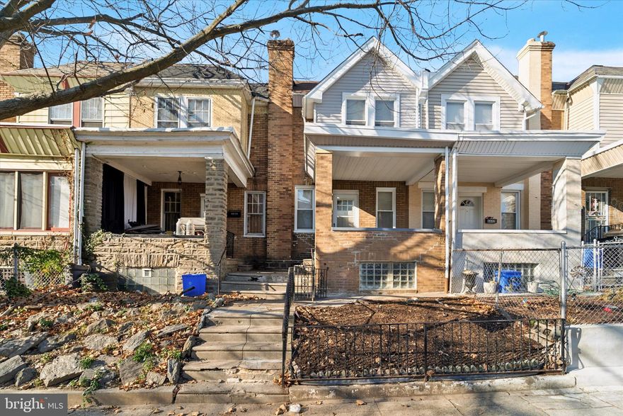 Beautiful ,completely renovated porch front home in the heart of West Oak Lane .  The front porch opens to an expansive living room, large dining room and stunning new eat in kitchen. Open Floor plan is great for easy entertaining or family gatherings. High ceilings with recessed lighting,  beautifully finished hardwood flooring complete this level.
The kitchen is equipped with an abundance of cabinet and counter space. Shaker cabinets, granite counter tops and new stainless appliances.
The second level features three large bedrooms. The primary has lovely views and great closet space.
Newly completed bathroom with tub/shower/vanity and a new skylight. The second level is carpeted.
The lower level is finished with a separate laundry area,  half bathroom and access to the garage.
Shows like a model!
Ready for immediate occupancy.
