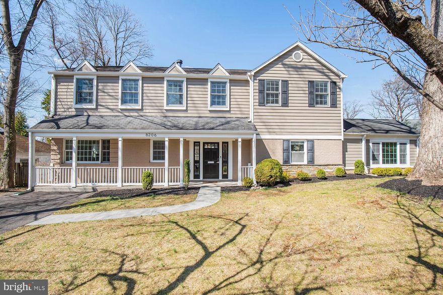 Offers due Tuesday March 25 at 3:00pm
Seller prefers a rent back until June 6

Nestled in the highly sought-after Greenwich Forest neighborhood in Bethesda, this renovated, expanded and stunning 4-bedroom, 3-bathroom home seamlessly blends timeless elegance with modern luxury. Thoughtfully designed and beautifully updated, this home offers an exceptional living experience.

A charming front porch welcomes you into a home filled with custom finishes, from the beautifully renovated kitchen to the elegantly appointed bathrooms. The primary suite is a true retreat, featuring a spacious walk-in closet and a serene sitting room—perfect for unwinding in style. The warm living room features a gas fireplace and is adjacent to a private dining area with custom lighting. A first-floor expansion bedroom/office with an adjacent fully renovated bath provides both convenience and versatility. 

Step outside to a professionally turfed backyard, offering a private oasis for relaxation and entertaining. The home also has an EV charger. This exceptional location is just a short drive to downtown Bethesda, Wildwood Shopping Center, CVS, access to I-270 and I-495, and the scenic Bethesda Trolley Trail, making it ideal for both convenience and outdoor enjoyment.