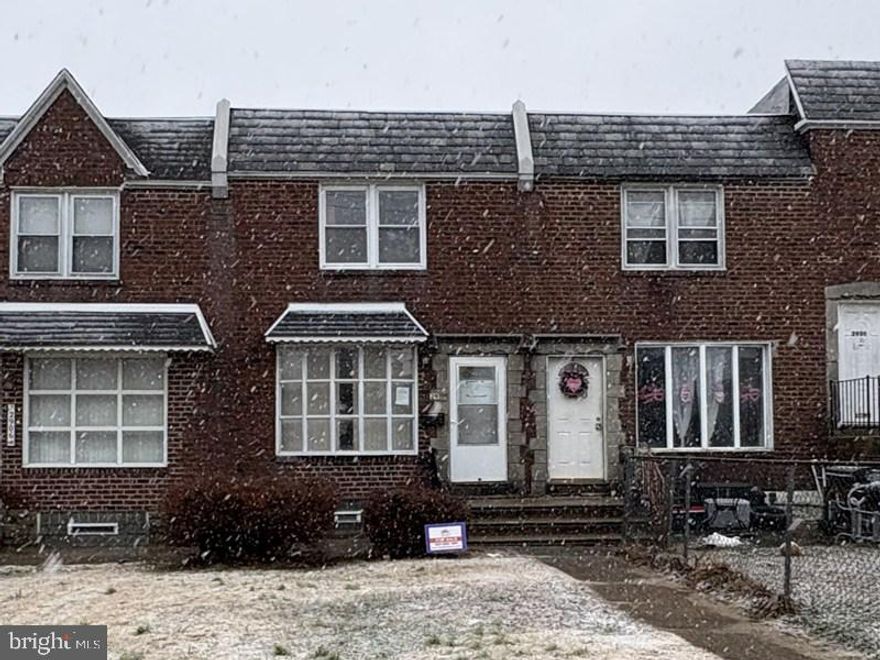 Welcome to this fantastic opportunity in the desirable Mayfair section of Philadelphia. This classic two-story brick rowhome offers approximately 1,208 square feet of living space, waiting for your vision to create into a place to call home or that perfect investor project.  The potential is endless. 

Step inside to a spacious and inviting living room, followed by a formal dining room, convenient first-floor powder room, and a kitchen with walkout access to the rear deck — perfect for relaxing or entertaining.

The upper level features three generously sized bedrooms with ample closet space, along with a well-appointed three-piece hall bathroom.

The partially finished basement that can be used as additional living or storage space and includes walkout access to the rear driveway and one-car garage.

An oversized front yard adds to the home’s curb appeal. Ideally located near local shopping, public transportation, and just minutes from major roadways, this property offers both comfort and convenience.