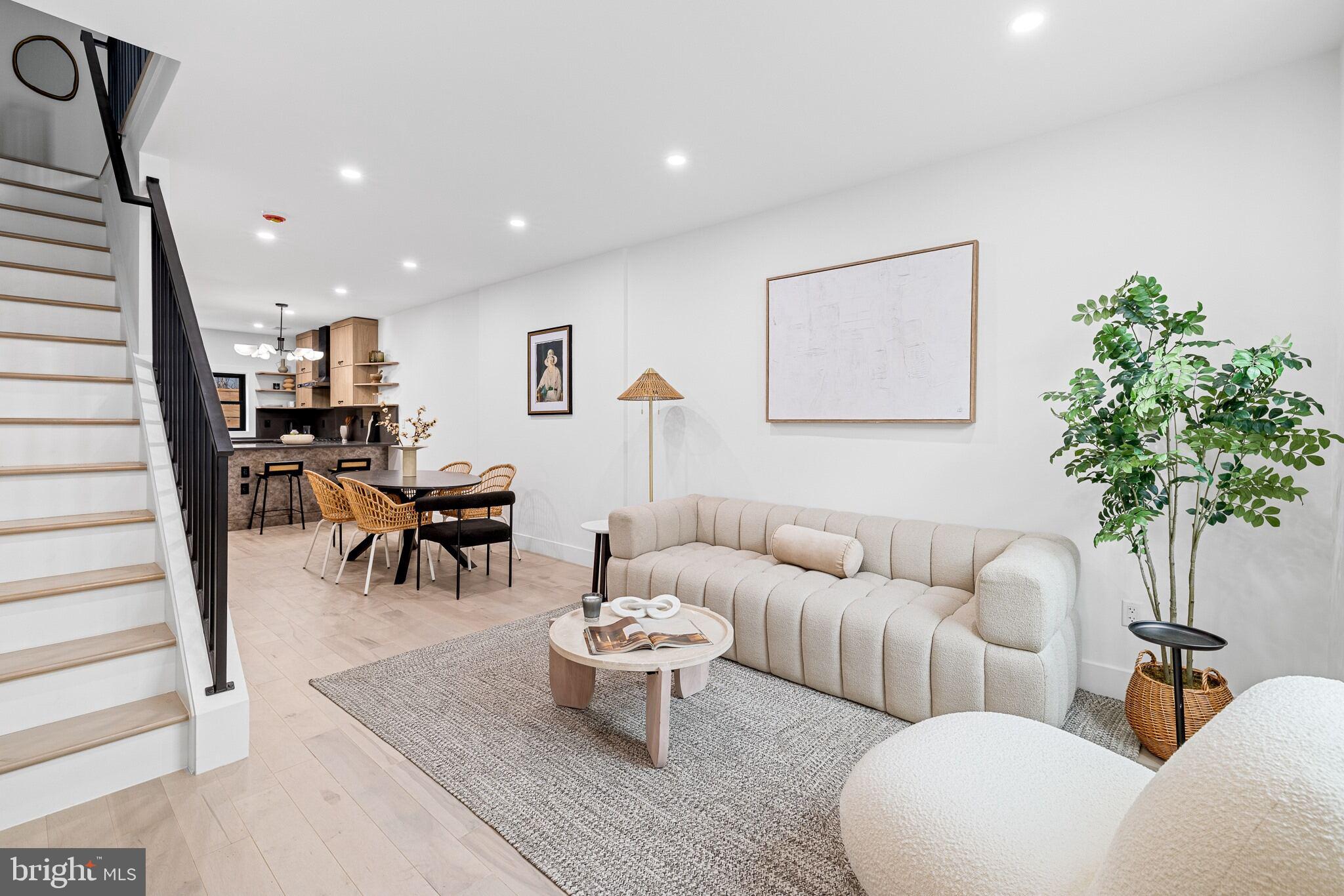 Nestled in the vibrant heart of South Philadelphia, this stunning two-story row home boasts a meticulously designed interior by LXS HOMES. Perfect for modern living, the residence features three beautifully appointed bedrooms, including a spacious primary bedroom, and three pristine bathrooms. The thoughtful floor plan maximizes both style and functionality, blending contemporary aesthetics with classic comfort.
The quality of build sets this home apart, with attention paid to every detail, ensuring a luxurious living experience. It features a full basement, offering additional space for storage or customization to fit your lifestyle needs. This house is a true gem in the urban landscape.
Convenience is key with its prime location. For commuters, both Penn Medicine Train Station and multiple bus stops ensure that transportation is a breeze. Not to mention, ACME Markets nearby makes grocery shopping effortless.
This property is a standout at its price point, providing unbeatable value for anyone looking to invest in a quality home in a thriving community. Whether you're a growing family or a professional seeking a lively neighborhood, this home meets all the criteria for a happy and convenient urban life.
Experience the charm and sophistication of this beautifully crafted home that is ready to be filled with new memories.