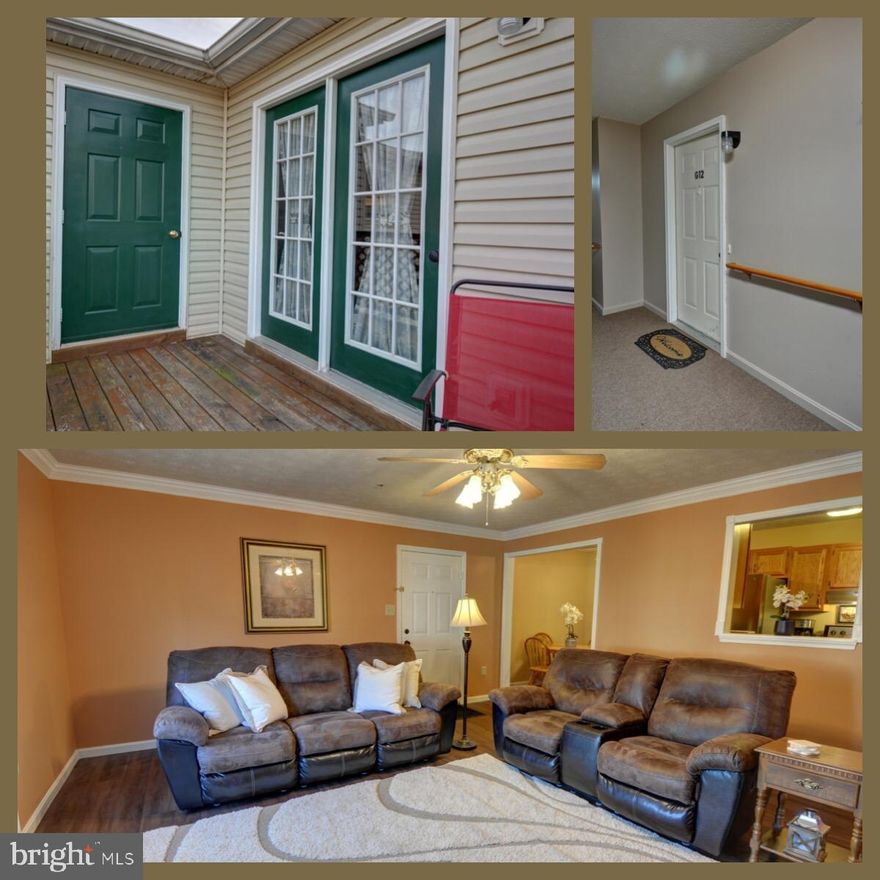 Enjoy Condo convenience in this 2 bedroom, 2 bath third floor home! Open and airy with great light & windows. New Hardwood Floors, Paint. Crown molding. Features lots of storage, a balcony, and a private master bath with walk in closet. Beautiful kitchen with Stainless appliances. Close to everything downtown Strasburg and Rt 81 & 66! Don't miss this before it's gone!