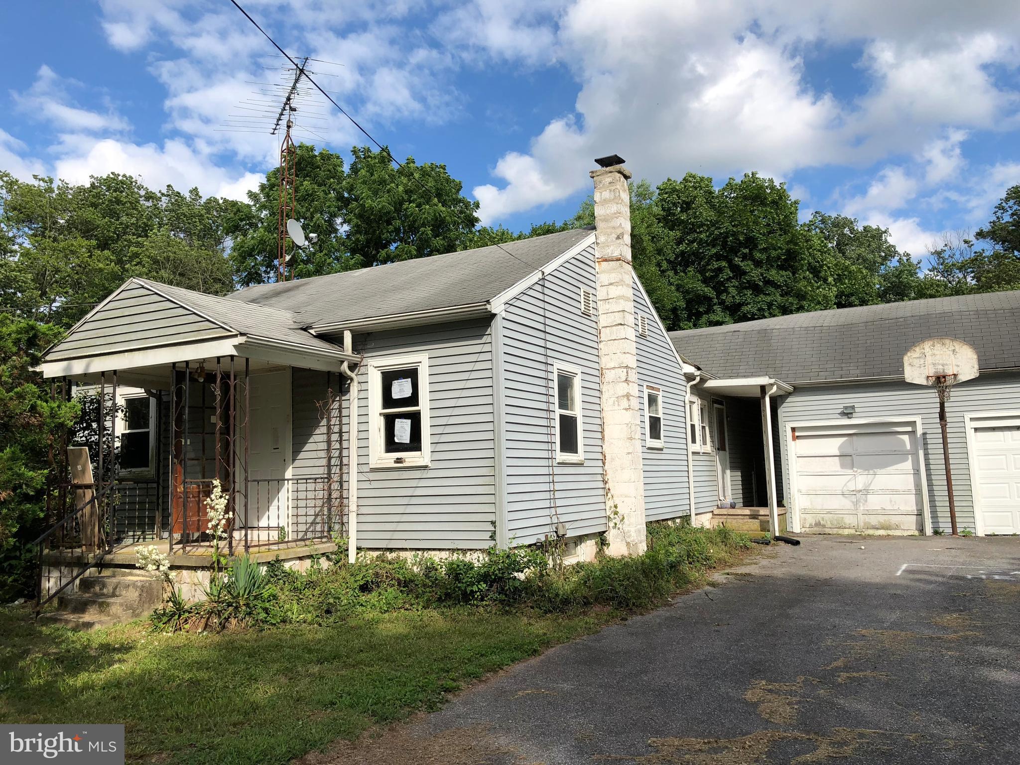 HUD Owned Ranch Style home in Northeastern Schools. 3 Bedrooms, 1 bath, full basement and 2 car garage. Great opportunity for some sweat equity.