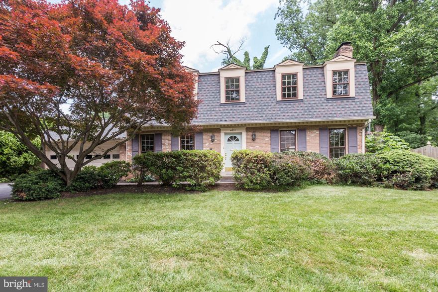 Open Sun 6/3 2-4. This gorgeous 12,698 sq ft lot has a sports court, fenced in yard with patio and mature landscaping. All brick colonial with first floor family room with fireplace, light-filled eat in kitchen, large living room with fireplace, dining room, 4 bedrooms and 2 full baths up, hardwood floors throughout and a 2 car garage. Don't miss it!