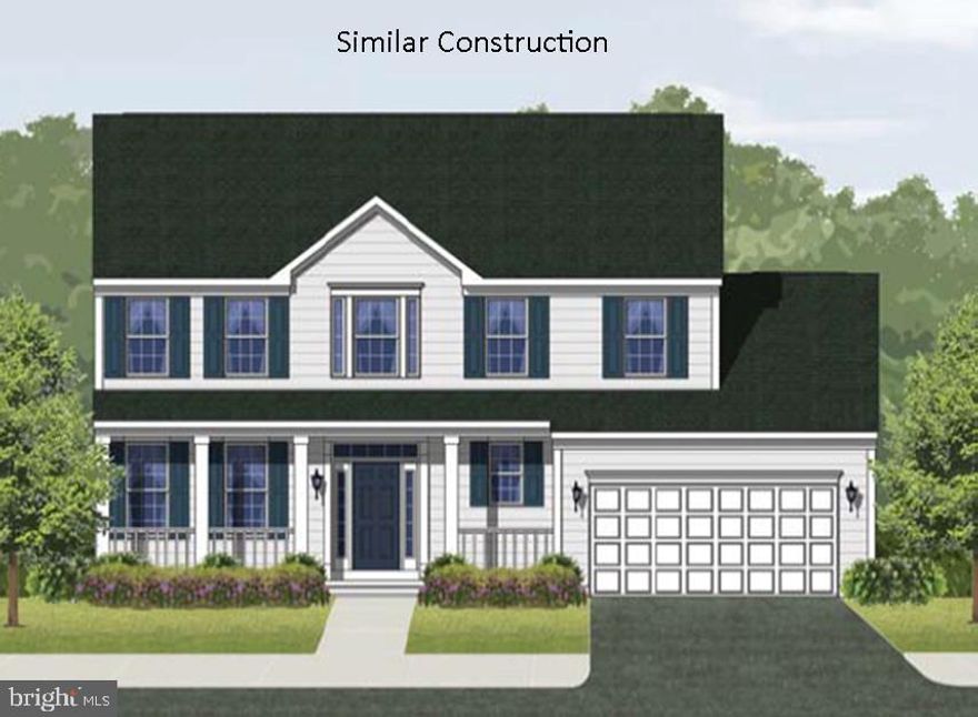 Awesome Nottingham Under Construction Sep/Oct Delivery. Large porch, 3000+SF livable space, formal living/dining & great family room - plus finished basement rec room. Stylish upgraded island kitchen, wood flooring & granite tops. Live large in affordable country comfort! 2x6 construction & other energy efficient features.100% Financing and Thousands for Closing Costs! Buy Before It's Completed!