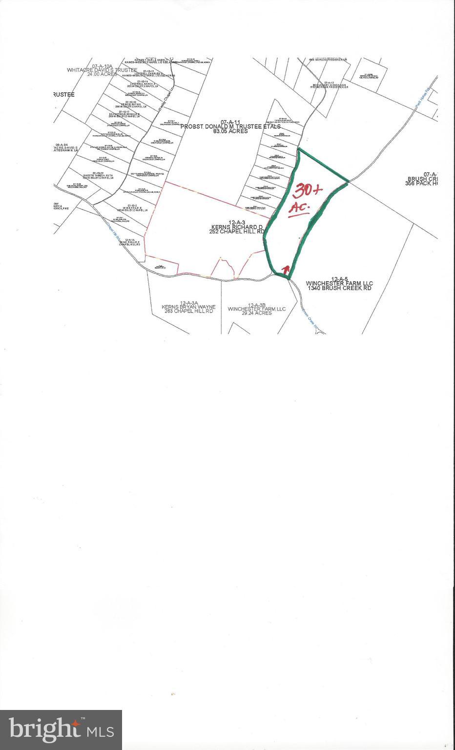 BRUSH CREEK ROAD 30+ ACRES