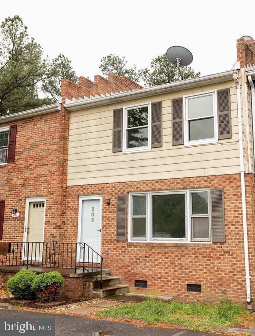 Welcome home!  Luxury vinyl flooring on the main level (living room and kitchen), full bath on upper level, washer and dryer in kitchen for your convenience.  2 bedrooms and 1 and a half bath.   Fenced yard in the back.  Small storage shed for your tools.  Two parking spaces available in front of the house for your convenience.  Schedule your appointment today!