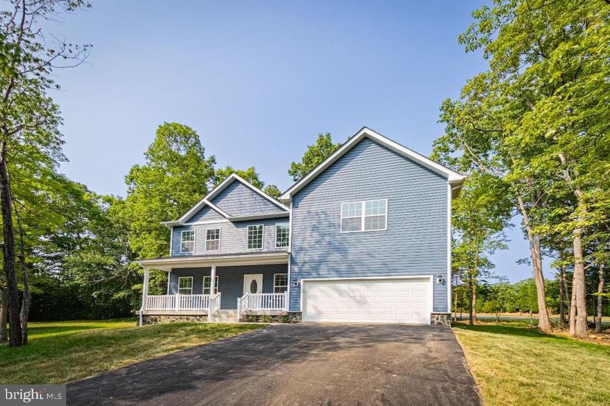 BACK ON THE MARKET! NO FAULT OF SELLER. Move-in Ready New Construction! 5 Bed 4.5 Bath Colonial in Lake of the Woods. This home features all new appliances, granite countertops, LVP flooring throughout the house, carpet in bedrooms, open high ceiling foyer at entrance of home, main level bedroom with full bath, upstairs laundry, primary bedroom with His and Her separate walk-in-closets and large tub primary bathroom.

As you approach the home you will notice a relaxing front porch, walking in through the main entrance you come into a beautiful tall-ceiling foyer. Up ahead to the right you will find stairs leading up to the bedrooms. Immediately to the left is a living room. Following the foyer into the home to your left you will pass the powder room and then main level bedroom with a walk-in-closet and full bath. The foyer leads right into the family, large kitchen and dining room in an open floor concept. In the kitchen you will also find a large island and a large pantry. The entrance from the 2-car garage leads into the family room and kitchen area. Heading up the stairs to the rest of the bedrooms and the primary bedroom you will see a spacious corridor between the bedrooms, laundry and a full hall bath. On this level you will find 4 large bedrooms, one with it’s own full bath and another with a WIC. Finally there is the oversized Primary Bedroom with 2 walk-in closets and a large bathroom with a separate tub and a shower.

Builder's Warranty through 2-10 Home Warranty