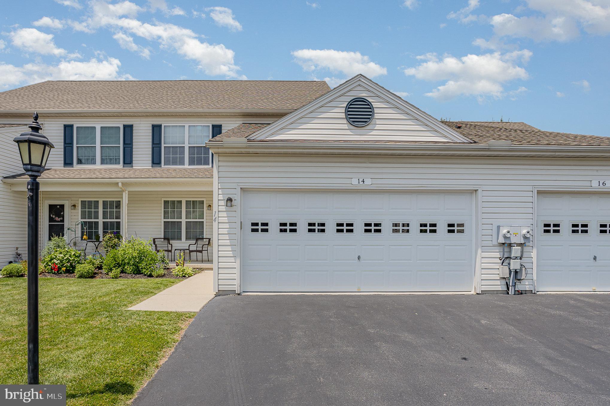 Living is easy in this condo just a short drive to Gettysburg or Hanover. When you enter you're welcomed by the spacious floor plan, starting with a cozy den at the front of the home, perfect for reading, relaxing, or setting up a home office. The heart of the home is a bright, open-concept space that includes the kitchen, dining area, and family room, with easy access to a quaint rear patio—ideal for morning coffee or winding down in the evening. The kitchen features updated appliances and a sizable pantry, offering both function and charm. The second floor features 3 bedrooms and 2 full baths with brand new carpet. The bedrooms are spacious and the primary includes a walk in closet and full bathroom. Exterior maintenance, lawn care, and snow removal are all included in the monthly condo fee. Don't miss this one!