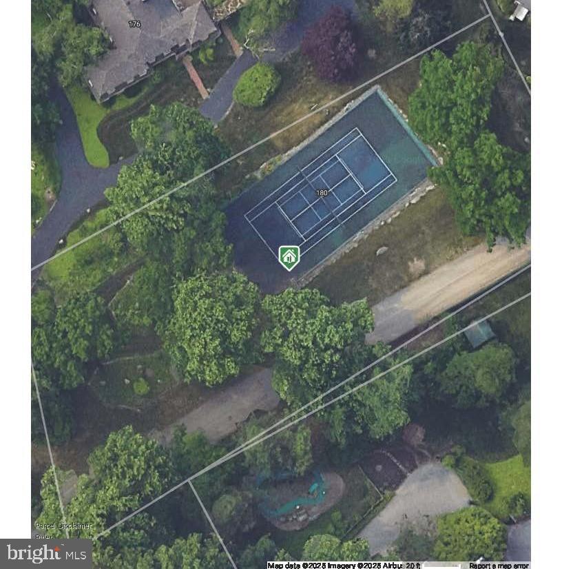 Private one acre lot in sought after neighborhood in Villanova, Radnor Township. Unbelievable Western views overlooking conserved land and Ardrossan neighborhood. The lot currently features a tennis court. Purchase separately or with the home next door. Home next door must sell prior to lot being sold.