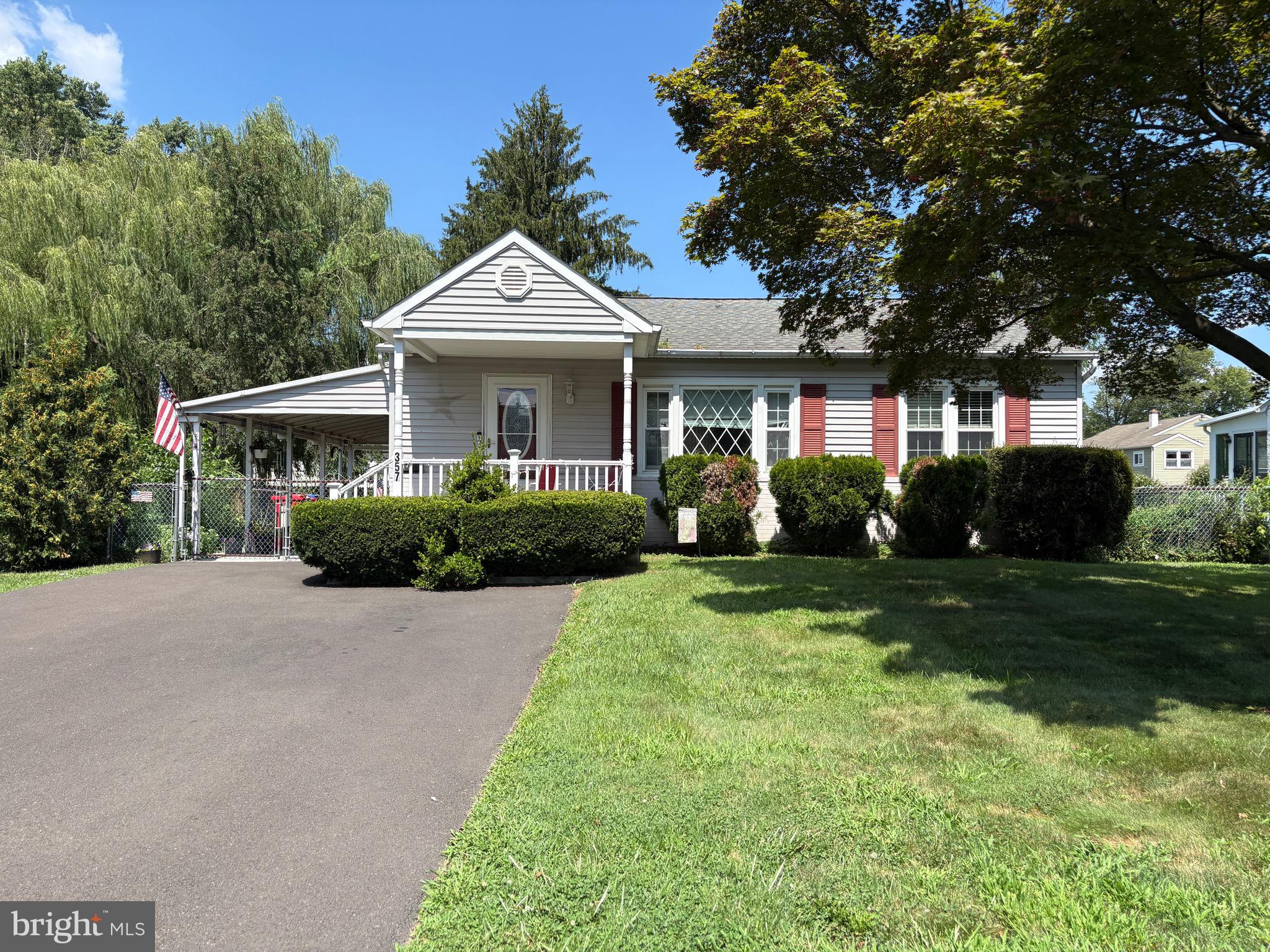 Welcome to this charming 2-bedroom, 1-bathroom Rancher nestled in the heart of Warminster! Perfectly suited for first-time homebuyers, small families, or anyone looking for one-floor living. Step inside to find a bright and inviting living area with brand-new carpeting, a functional kitchen with plenty of cabinet space, a dining area, and two nicely sized bedrooms with ample lighting. The full basement offers an abundance of storage space -ideal for a home office, gym, or entertainment room. Enjoy outdoor living with a nicely sized deck and spacious, fully fenced-in backyard, perfect for weekend BBQs. Located on a quiet street with easy access to shopping, dining, parks, and the top-rated Centennial School District, this home is a wonderful opportunity in a sought-after neighborhood.