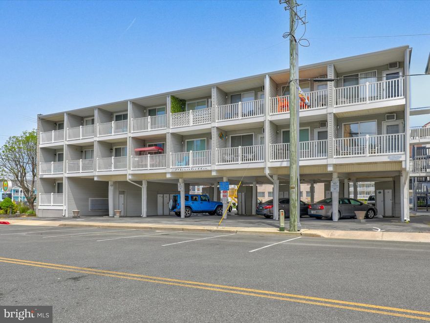 Investor Alert! Amazing opportunity to own a first floor OCEAN BLOCK  in need of renovation. Property is sold in as-is condition and has never been rented. Offering one of the lowest condo fees in OC! The building is self-managed and the reserve study is available. The Mirabella is a great North Ocean City location for your beach vacation destination, or short term rental opportunity. Close proximity to shopping and nightlife. Hurry this one won't last long! Secure your opportunity just in time for the summer!