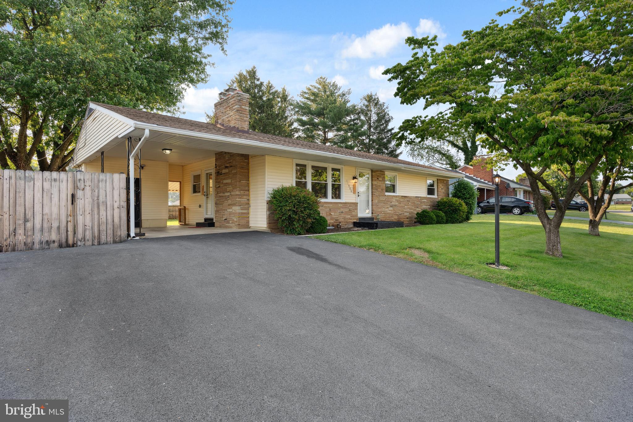 *Offer deadline set for Monday, June 9, 6pm.* Located in Greenville Village in Smithsburg, Maryland. Beautiful Rancher Style home offering 3 spacious bedrooms, 1 fully renovated bathroom with gorgeous Vanity and Storage Cabinet, Ceramic Tile Flooring, and Marble Countertops. Newly refinished hardwood floors, new LVP Tile flooring in Kitchen. Galley Kitchen with freshly painted cabinets and new cabinets, New Sink and Oil Rubbed Bronze Faucet. Living Room with new Gas Burning Fireplace Insert, Lots of natural Sunlight. Lower Level is Finished, including a Large Family Room, Laundry Room with Pine Wood Walls, and lots of storage. Workshop with workbench and lots of storage! Step outside to Private Side Paver Patio, Huge Rear Covered Patio with access to flat, fully fenced rear yard. Drive gate and a single gate to access the rear yard. Firepit ring nestled in the backyard. Recent updates include a new shed, updated electric, Privacy Fence, Updated Bathroom, New Windows, New exterior doors, double-wide paved driveway, new septic system in 2024, new gas fireplace insert, flue and concrete reinforcement, double wall insert, frost-free spigots, and sprayed insulation. Tank from AC&T is leased.