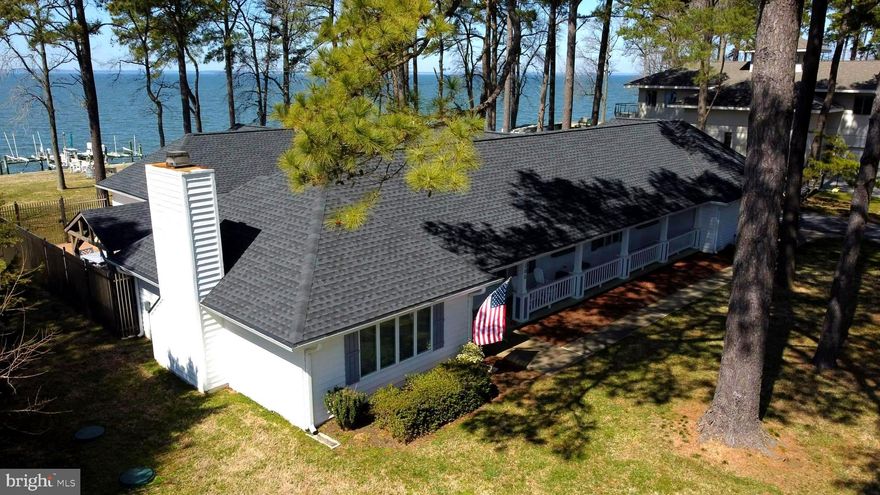 SPECTACULAR WATERFRONT RANCHER ON 1.16 ACRE IN BLOODY POINT/KENT ISLAND!!! BREATHTAKING VIEWS OF THE CHESAPEAKE, OVER 3000 SF, INGROUND CEMENT POOL,3-CAR GARAGE, AND MORE!!!