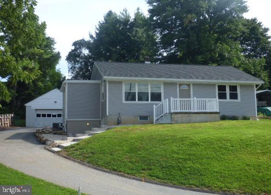 Bring the moving van and move right in to this beautifully renovated 3-4BR, 2BA rancher, with ample off-street parking and NEW detached garage currently in the process of being built. Home is loaded with updated features including 40 yr roof, siding, gutters, downspouts, doors, windows, electrical system, plumbing, kitchen, granite counter, stainless steel appliances, recessed lighting, ceramic tile bath, central vac, gas furnace, duct work, central air, carpeting, flooring, paint and more.  Affordably priced and located within minutes of I83, Rt30 and many East York conveniences.  It doesn't get much nicer! The walk-out lower level is mostly finished with bonus room and adjoining full bath, which could be used as a 4th bedroom. AGENTS, PLEASE read Agent Remarks for important information and see Bright Documents/Seller Disclosure regarding renovations.