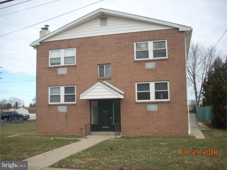 Exceptionally clean and well maintained 1BR apartment. Newer carpets, modern kitchen, and very spacious indeed. First floor unit. Take a look here....rent includes: HEAT, water, sewer, trash, lawn and snow. Add those extras up and you have some serious savings. ***Private side entrance for this unit as well! Only a 2 minute walk to the newer Septa R5 9th St station! Coin op washer and dryer on site too and a small storage area for tenant use as well. Come take a look. You won't be disappointed.
