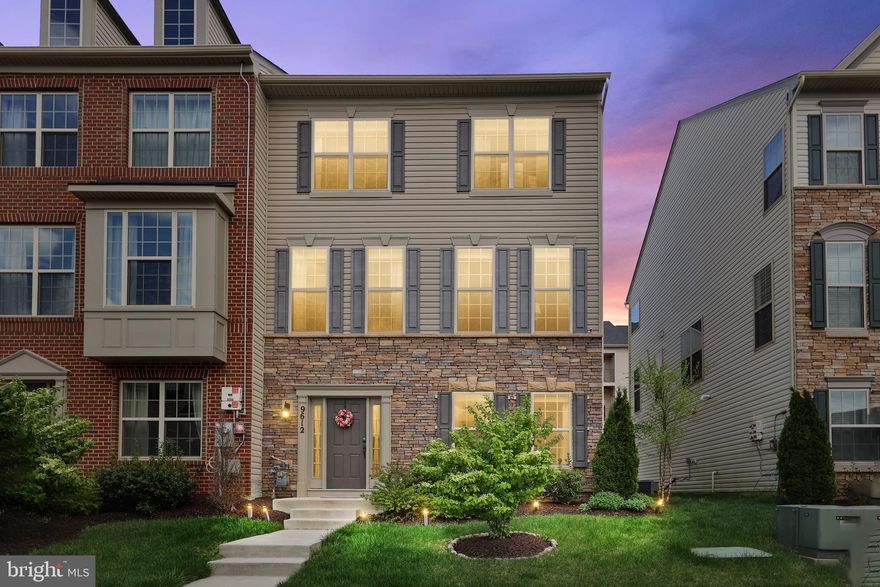 This is it! This beautifully maintained 3 bedroom, 3.5 bath end unit townhome is everything you’ve been waiting for in sought after Woodmore Towne Centre Community. Walking distance from Wegmans, Costco, restaurants and shopping. This beauty has hardwood floors, finished first level with full bath, upgraded kitchen with double ovens and gas cooktop. Owners suite has 2 large walk-in closets and upgraded owners bathroom. This house is move-in ready with the option to purchase partially or fully furnished with  items featured in listing photos.   Community boasts a community pool, clubhouse, sports courts and tot lot. This one you won’t want to miss!!