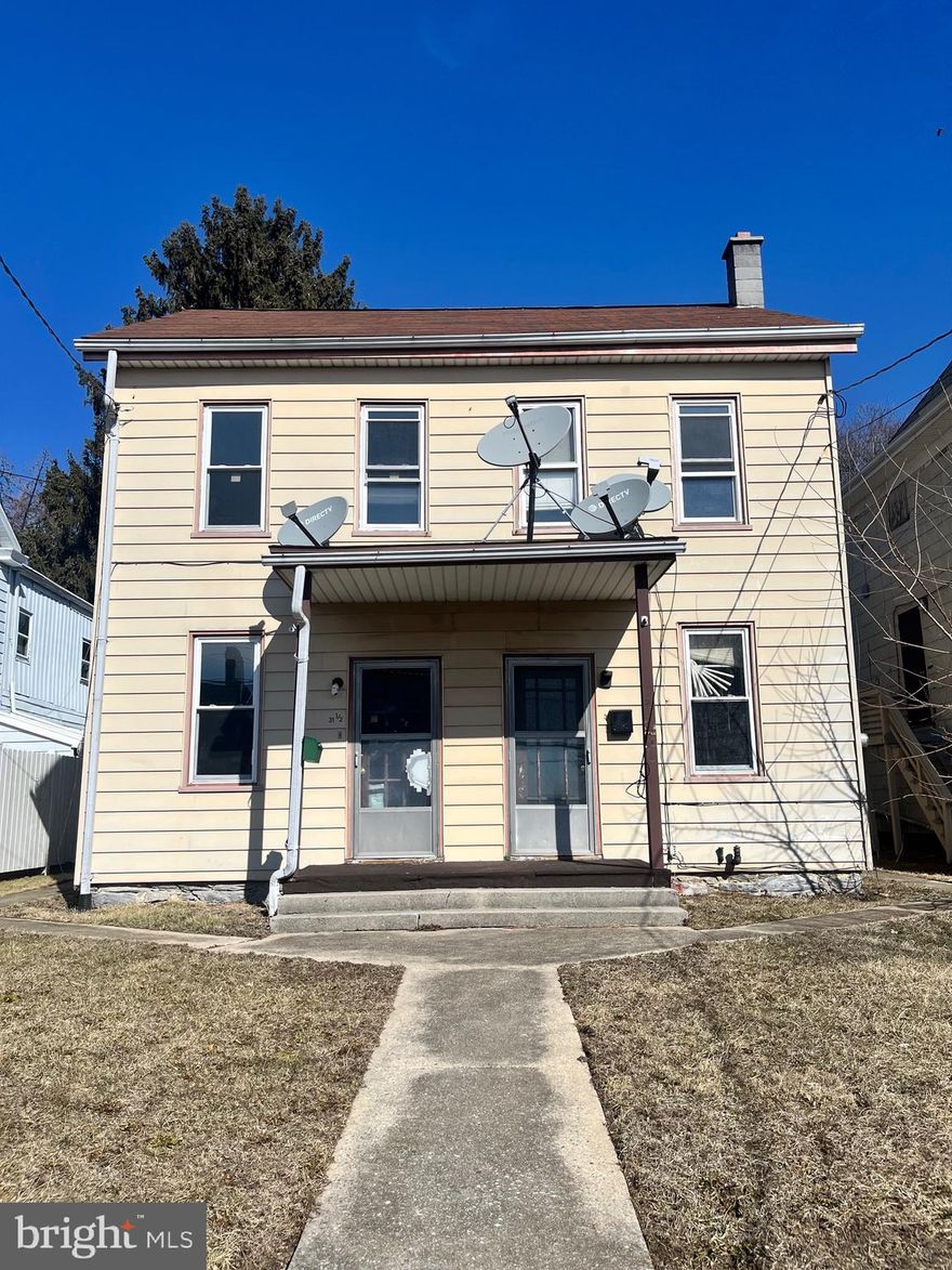 ****Multiple offers have been received highest and best offers are due Sunday, March 2 at noon.****This property is as-is cash  only sale.  Property in need of rehab.  This is a duplex with two 2bedroom homes on a nice lot.  Both homes are on one deed with one heating source for both sides.  There is lots of potential here for the right buyer.