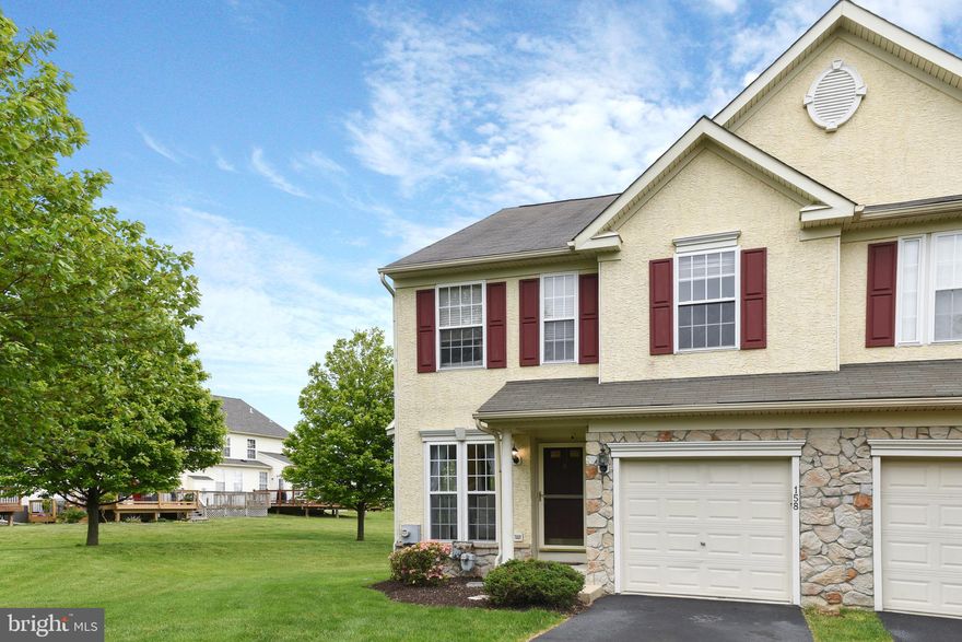 Welcome Home! Rarely available home for rent in Inniscrone Views, with beautiful views of open space from this impeccable townhome and located in close proximity to the Inniscrone Golf Course. The home boosts updated modern paint colors, high ceilings, large bumped out breakfast area and hardwood flooring on the main level. The kitchen features upgraded kitchen cabinets, new appliances and a tile backsplash. This is the perfect place to entertain friends and family, to use as an extra prep area for cooking, or to enjoy a casual meal. The kitchen adjoins with the bright and airy breakfast room with windows looking out to your oversized no-maintenance deck with premium railings and views of community green space. The kitchen opens to family room with a gas fireplace and loads of natural light from expansive windows. On the upper level you will find a large owners suite with a master bath, soaking tub, separate shower, two bowl vanity and walk in closet. Down the hall is a large laundry room with a washer and dryer and wash tub. There are an additional two large bedrooms, with a full hall bath and each bedroom features an excellent sized closet.  The finished lower level is another area that offers several possibilities. With many windows, and a walkout to the yard, this space feels like an extension of the home, not a basement. The lower level has many possible uses, such as, den, office, studio and more.  There is an unfinished area to access utilities and store your seasonal items. This end-unit townhome feels like a single family with the sweeping views, natural light and an open floor plan, yet has all the conveniences of a townhome community. In addition, the home features a built-in speaker system, ideal for entertaining. All of these features and home is close to the area attractions and is in the award-winning Avon Grove School District.