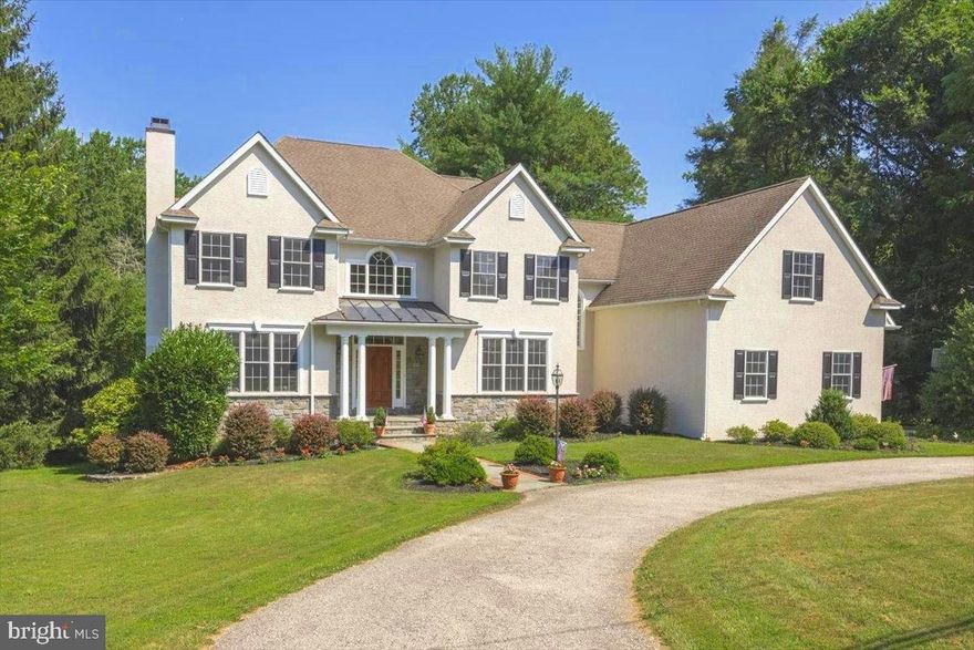 Welcome to 300 Highland Lane.  This custom-built Main Line Builder's home offers all you could imagine in terms of comfort and space to suit your personal and entertainment needs.  The impressive 2 story foyer features a sweeping staircase which separates the living & dining rooms. The natural lighting and the fireplace creates ambiance in the formal living room. There is a powder room set off the foyer. Tucked between the formal dining room with recessed ceilings & kitchen is the butler’s pantry.  Enter the kitchen & your eye is immediately drawn to the spacious &  impressive family room / great room with a floor to ceiling stone fireplace, cathedral ceiling, coffered walls and french doors to deck & patio. The floor plan is ideal for entertaining with a Gourmet Kitchen that offers a large island perfect for a snack or a party buffet.  There is an abundance of cabinets and counter space, stainless steel appliances, pantry & built-in desk complete this beautiful kitchen. The breakfast room accommodates a large table with french doors to the rear deck. Step out to the Trex deck and Dine Al Fresco while enjoying the picturesque surroundings. The study/ office offers a peaceful place to work. Set discreetly off the kitchen is the back staircase to 2nd floor, lower level entrance, second powder room and a mud room that leads to the 3-car attached Garage.  The finished lower level has a private office, game room with pool table, bar area, gym, full bathroom, storage room, family room with walk out exit.  Upper level floor plan: A master bedroom suite with a tray ceiling, dressing area with custom organized walk-in closets.  The en suite bathroom features a huge walk-in shower and soaking tub.  Second bedroom with bathroom access, third bedroom with walk in closet, Jack & Jill bathroom,  fourth bedroom with walk in closet, hall bath, laundry room and fifth bedroom with walk in closet and storage room. This home is situated on a 1.2 acre level lot in a convenient neighborhood for shopping, dining, Ludington Library, Bryn Mawr Film Institute, Universities, Medical Centers, Downtown Bryn Mawr & Haverford with nearby train systems for an easy commute to Center City Philadelphia, Wilmington, King of Prussia, Valley Forge, and the Philadelphia International Airport. Located in the award-winning Haverford Township School District and close to all the prestigious private schools.  Close to many parks featuring athletic fields, playgrounds, nature walks & picnic areas. Schedule your appointment today.  This is a must see Home!