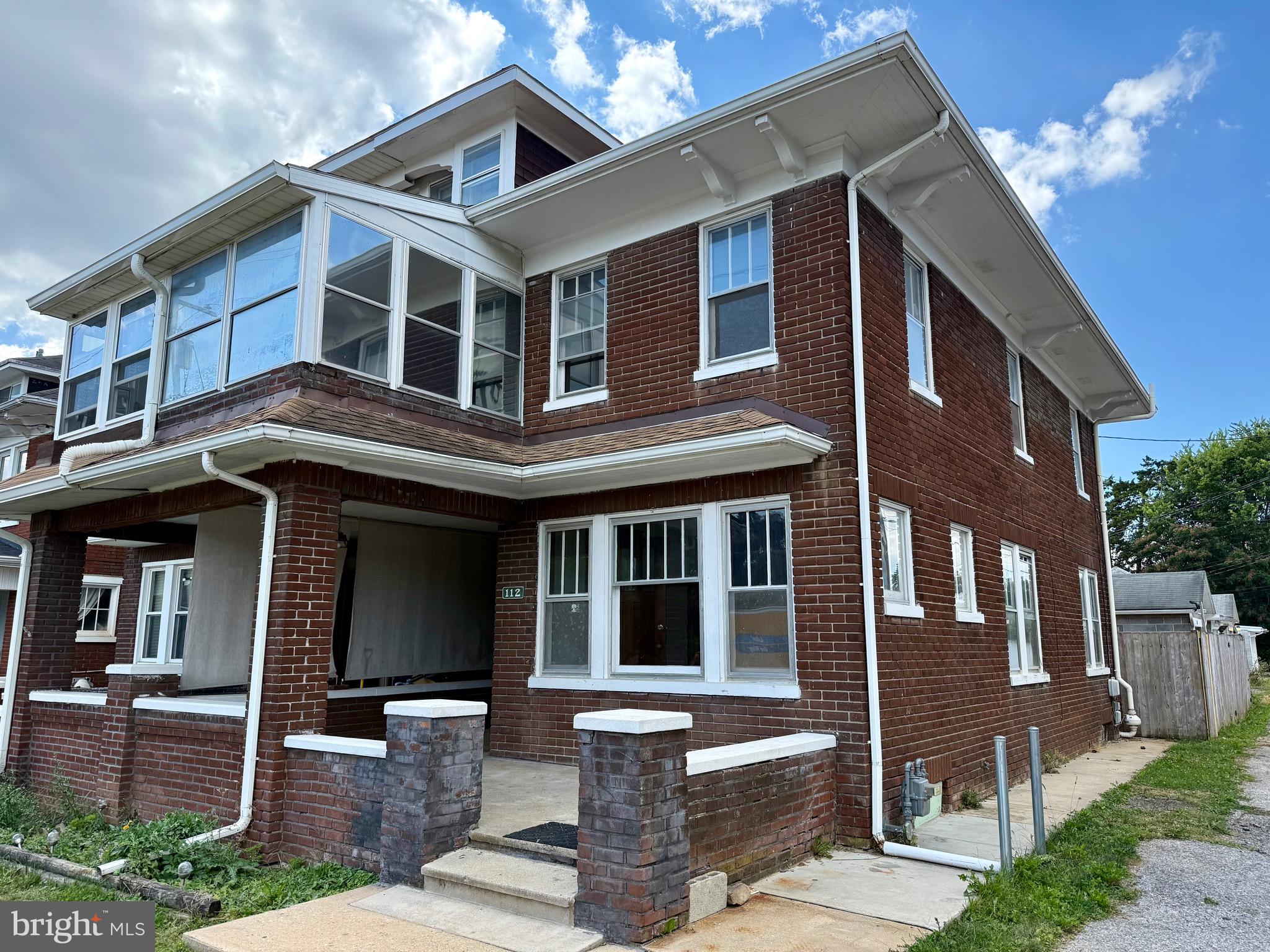 Welcome home to 112 Diamond St! This large, move-in ready 4 bedroom home offers so much additional space to spread out and really enjoy the place you call home. Featuring warm hardwood floors, a large kitchen with new appliances, classic wood moldings & banister, a bonus room on the 2nd floor perfect for an office or 5th bedroom, a partially finished basement for additional living space, a great rear deck to enjoy the upcoming beautiful autumn evenings, a detached garage for additional parking & storage - this place offers so many added options and space to make it truly your own. This solid brick home has been refreshed and prepared for a new owner to move right in and begin enjoying all it has to offer, come check it out!