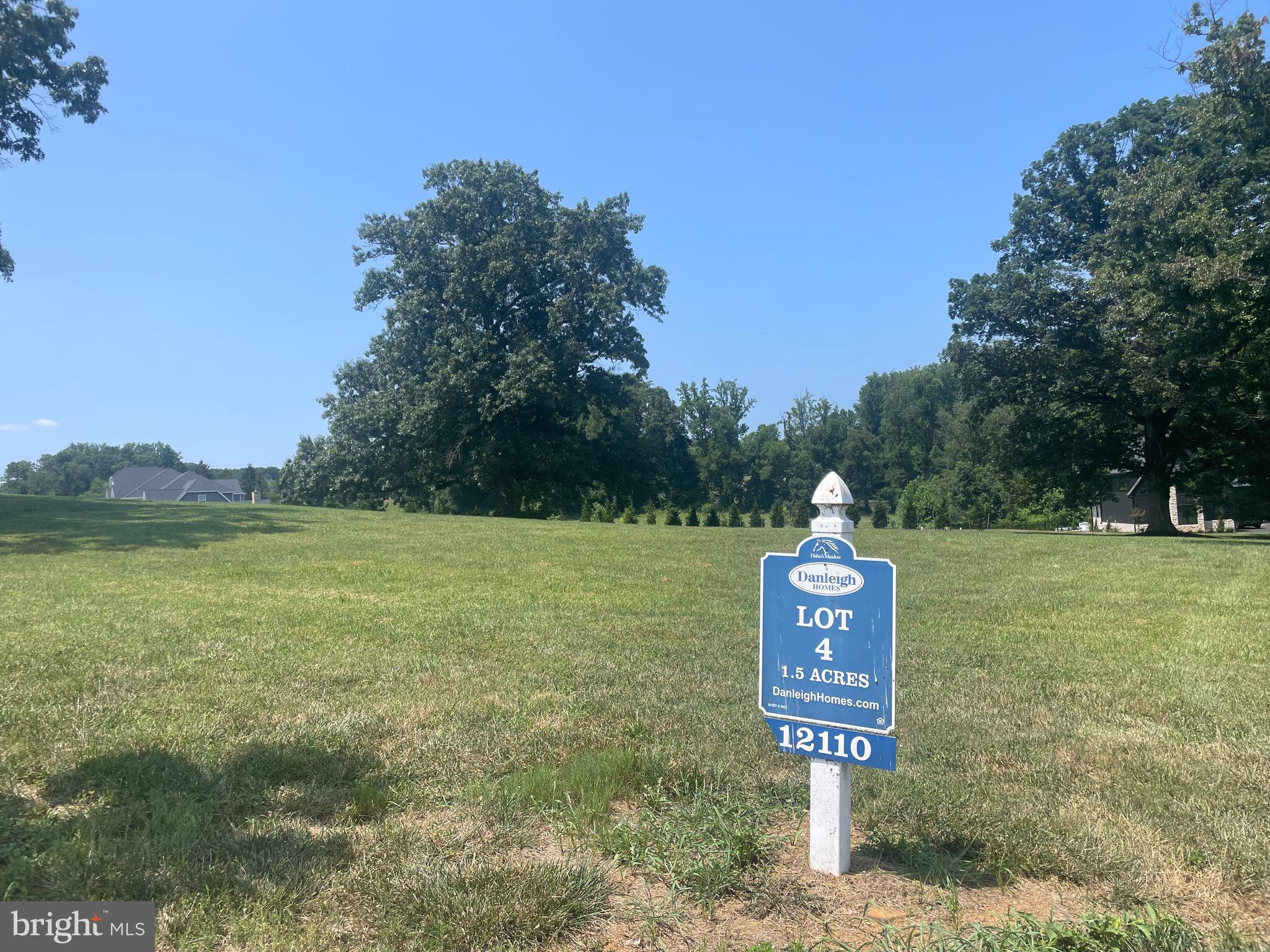Can't find what you're looking for? Not enough inventory? Why not build your dream home? EXCLUSIVE HAHN's MEADOW has 5 remaining estate-sized homesites-all over 1 acre in size. These homesites are CUSTOM-DESIGNED & built by DANLEIGH HOMES. (PHOTOS are of previously built custom design homes by Danleigh Homes) Price advertised is the lot price. Hahn's Meadow is "tucked away" off of Chapman Rd-yet convenient to major commuter routes. Come visit the on-site sales center Thursday-Monday 11am-4pm or call for an appointment.
