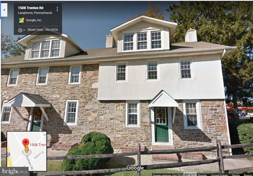 Need a nice office space but finding most are too large?  Here is a great opportunity.  Second-floor office with file room and shared bathroom.  Private entrance.  300 Sq Ft.  Exceptional visibility. Plenty of parking.  Corner of Durham and Trenton Roads, next to a very busy WAWA.