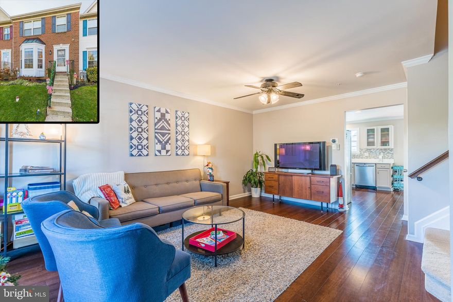 Must See Beautifully Updated Townhome in Sought After Winter's Run!  This Spacious Home Features a Three Level Bumbout and Bamboo Hardwood on the Entire First Level.  Includes a Chef's Kitchen with Quartz Countertops, S.S. Appliances including Gas Range,  and a Huge Pantry.  Large Master Bedroom with Beautiful Bath- Premium tile and RH Vanity.  Newer Exterior Doors, Water Heater, Sump Pump, and Nest Thermostat. The Open Layout, Large Deck and Patio are great for Entertaining Family and Friends.  Great Location across from the park, with overflow parking and walking distance to the creek and trials.   Fenced in Backyard includes raised bed for flowers or Veggies.   It's Ready to Go!