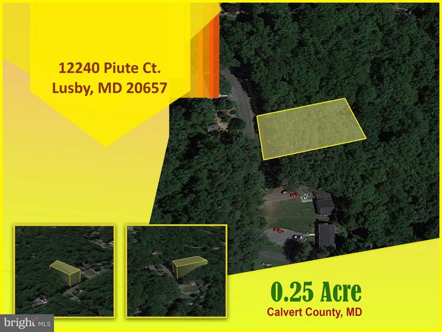 ONLINE AUCTION: Bidding begins 6/6 @ 10:00 AM. Bidding ends 6/8 @ 12:00 PM. List Price is Suggested Opening Bid. Deposit: $5,000. This +/- 0.26 acre lot of land is located in the Chesapeake Ranch Estate-Drum Point area of Lusby, Maryland, in Calvert County. It's just minutes away from the water, with nearby attractions include Lake Charming, Mill Creek, Seahorse Beach, Patuxent River, and Driftwood Beach, all just a short drive away. With easy access to the major traffic artery of Rousby Hall Rd, commuting is a breeze. Don't miss out on this fantastic opportunity in this serene location.
