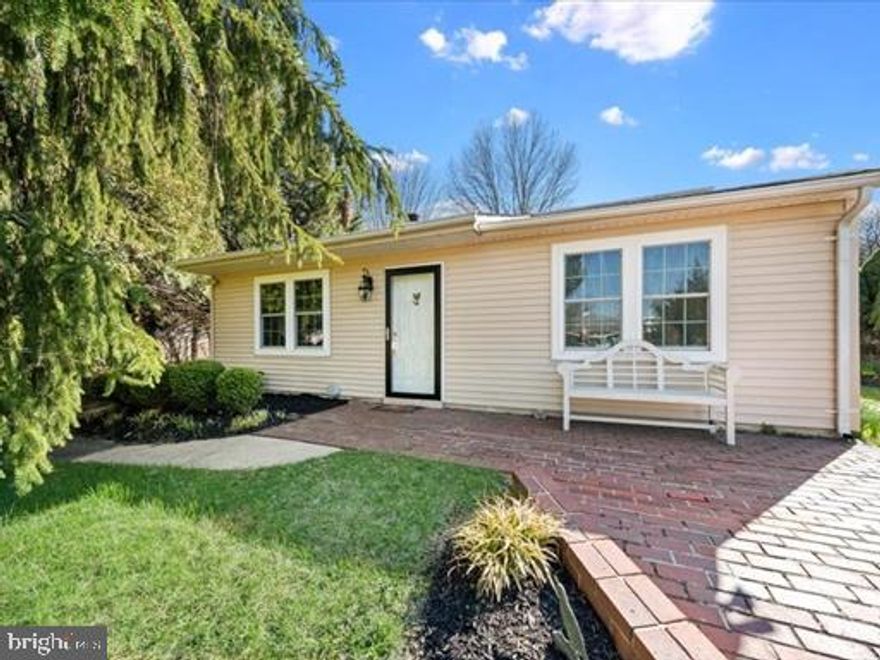 From the lushly landscaped welcoming curb appeal to every detail in this stunning, totally renovated one-floor living beauty, you will be captivated. The attention to detail is evident in every room and feature. The spacious living room with its soaring ceiling boasts mahogany flooring and a side bay window installed to bring in additional views and natural light. The FP, presently used as a decorative one, enjoys new surround trim. The total eat-in kitchen renovation enjoys recessed lighting, 42" soft-close cabinets, tiled walls, wainscoting, all new S/S appliances, ample granite counter space and much more, including access to a spacious laundry/utility/pantry room. Each of the two bedrooms enjoy mahogany flooring, wood ceilings with crown molding, closets and Pella windows. The convenient hall bath was gutted and rebuilt to include new plumbing, a walk-in shower with tiled walls and a high-quality sliding door, a gorgeous vanity with soft-close drawers, exquisite mirrors, beautiful light fixtures and flooring. A beautifully finished 30' room spanning the width of the home and overlooking the large, private rear garden, provides beautiful views. It also has mahogany wood flooring, a wood ceiling with wood molding, a Mitsubishi heating/ac unit and a large walk-in closet with shelving. Presently it functions as a dining room and a den/tv room but offers many options to suit a new owner's needs. The lovely, private rear of the property houses two storage buildings, one exceptionally rebuilt and expanded and one building brand new, each completed within the past few years. The larger one is 30' deep and was rebuilt to include insulation, plywood flooring and walls, tile, electricity and all new siding. The new one is 22' deep, with plywood walls and tile flooring. They offer almost endless possibilities for anyone looking for work/craft space, extensive storage space, further renovations, etc. 132 Melodic enjoys all these amenities and features and so much more! Pella or Anderson windows throughout, New H/W heater, all new six panel interior doors and doorknobs, a new Larson platinum storm door with Baldwin brass appointments, the list goes on and on and is not limited to the buildings. The property enjoys a driveway completely redone with new asphalt, underground trenches with drainage piping to eliminate water accumulation, landscaping maintained by professional landscapers and a new rear slate walkway, among other improvements. This is one exquisite home, convenient to shopping, medical centers, the University of Delaware, major highways and access routes to beach areas, Amtrak and airports. Don't delay to see this one and make 132 Melodic yours!