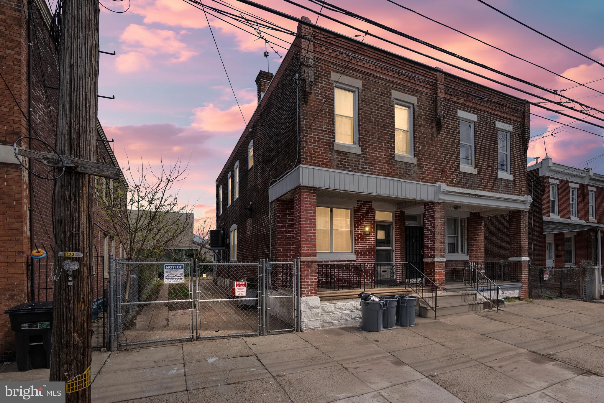 Welcome to 2361 Duncan Street, an incredible investment opportunity in the heart of Philadelphia’s Frankford section. This well-maintained 2-story rowhome features a spacious layout with 3 bedrooms, 1.5 bathrooms and a driveway, which is a huge bonus for city living.
Best of all, this property is already tenant-occupied, allowing you to start earning rental income immediately after closing.