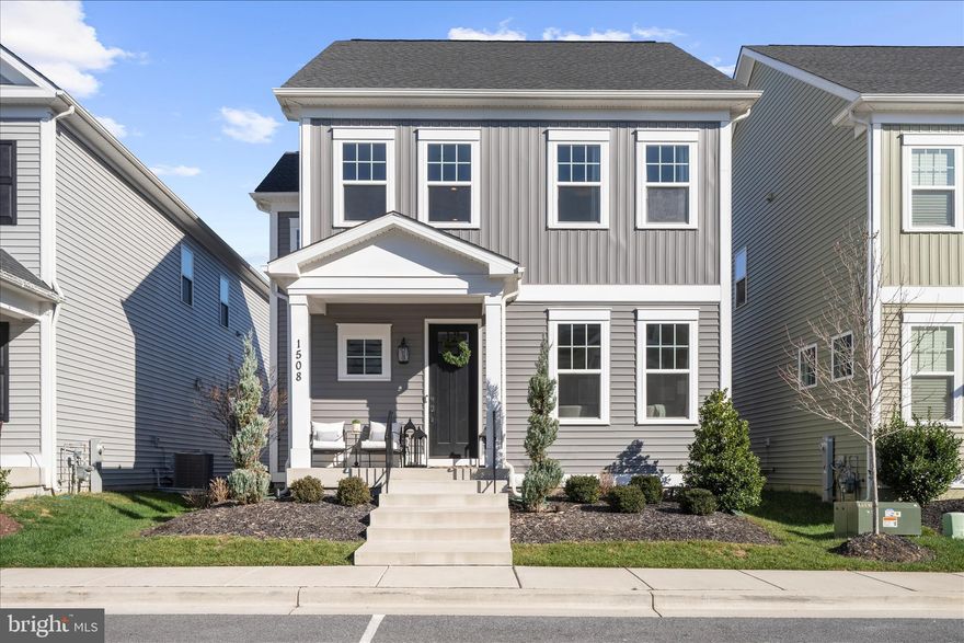 Welcome to a stunning home in the Two Rivers community! Impeccably maintained and move-in ready, it showcases exquisite craftsmanship, elevated selections, and a bright, inviting atmosphere that feels both luxurious and effortlessly livable.

Step through the front porch and into a stunning foyer that sets the tone for the home.  Adjacent to this graceful entryway, a sunlit study provides an inspiring space for work, play, or quiet retreat. Down the hall the open-concept living area is beautifully appointed with abundant natural light and a stunning gas fireplace.  The kitchen makes a striking impression with an expansive center island offering seating for four, full-height cabinetry with soft-close features, quartz countertops, premium gold fixtures, Bosch appliances, double oven and butler's pantry. The adjoining dining area complements the kitchen beautifully.  Rounding out the main level is a half bath and mudroom, which provides interior access to the two-car garage and the fenced-in yard with a patio and grilling area. High-end LVP flooring extends across the main level and continues onto the second level, creating a sophisticated foundation throughout the home. 

Upstairs, you’ll find four spacious bedrooms, including a serene primary suite designed to impress. The primary suite features a sitting area, dual walk-in custom closets and a spa-inspired en-suite bath with soaking tub, an elegant frameless shower with waterfall feature, a private toilet closet, and upgraded finishes throughout.  A dedicated laundry area and full hallway bathroom complete the top floor.

The finished basement extends the home’s livability with an expansive recreation room, a stylish wet bar, and 5th bedroom complete with a walk-in closet and full bathroom making it ideal for guests. Ample storage space ensures everything can be neatly tucked away as needed.

Step outside to a beautifully designed outdoor oasis featuring stone steps and patio with a fenced-in yard enhanced by custom landscaping and stunning exterior lighting, that transforms the space at night.

The Two Rivers Community offers a lifestyle that's both active and relaxing.  With beautiful trails, a community garden, pet-friendly zones, pool, fitness center and social hubs, this community truly feels like a year-round resort.  A commuter's dream as this home is conveniently located near major routes including 50, 95, 32 as well as Ft. Meade, MARC train and BWI airport.